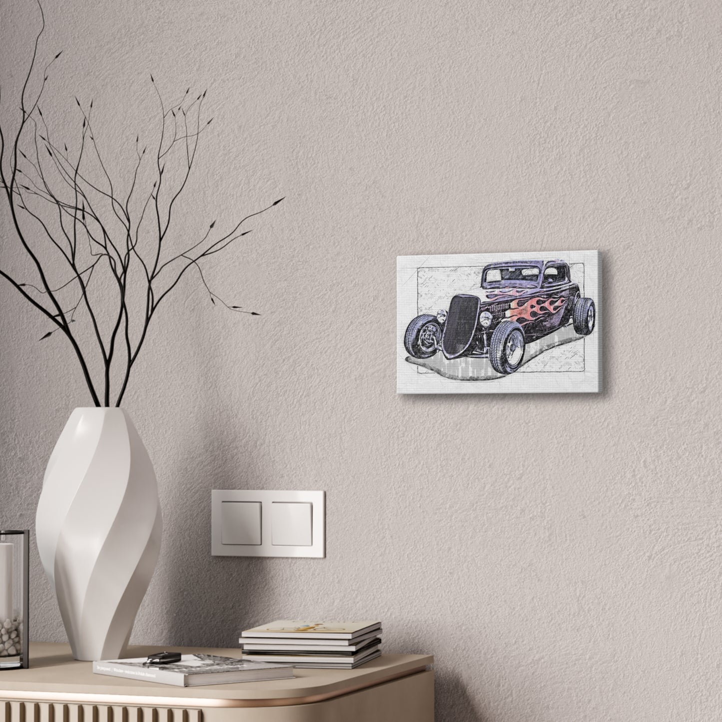 Hot Rod 1 - Canvas Stretched, 0.75" - Father's Day