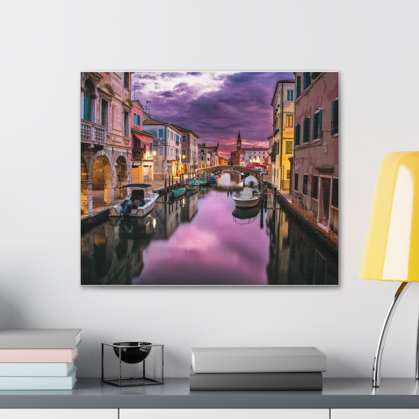 Venice Canal - Canvas Stretched, 0.75"