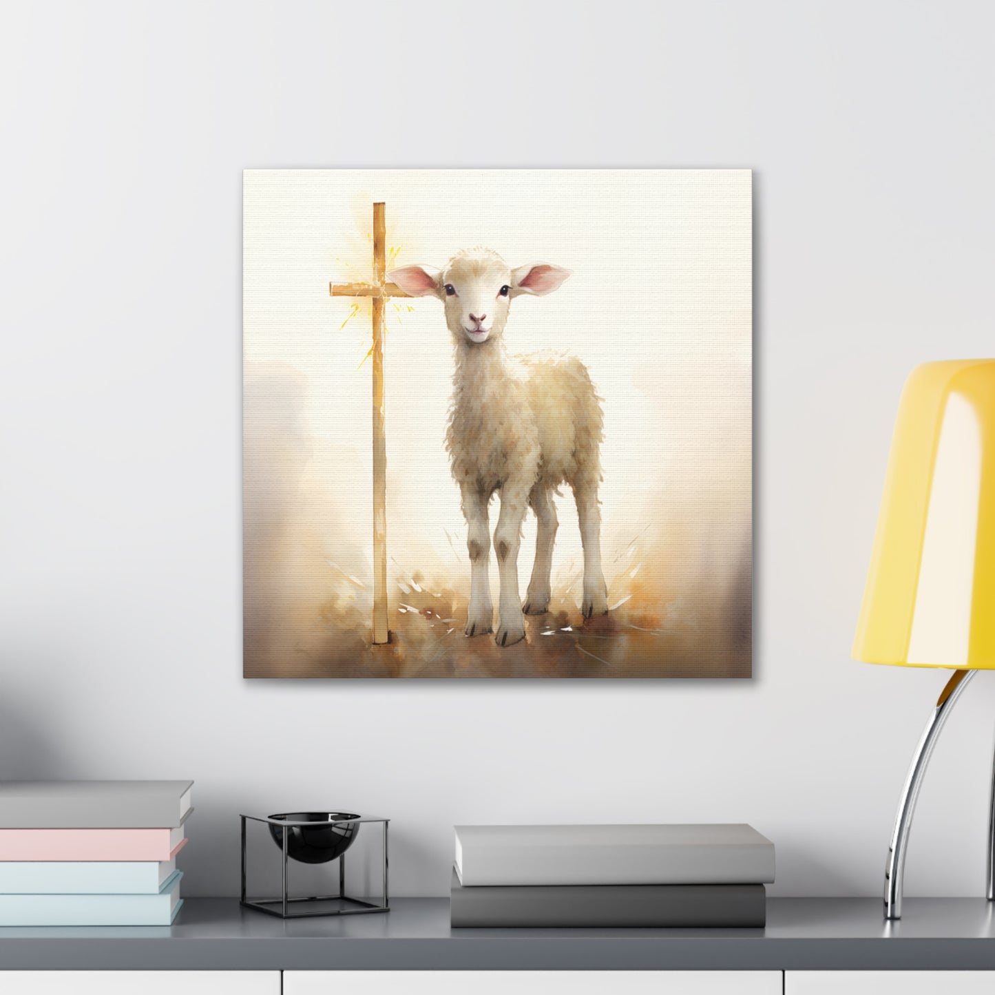 The Lamb - Canvas Stretched, 0.75" - Easter