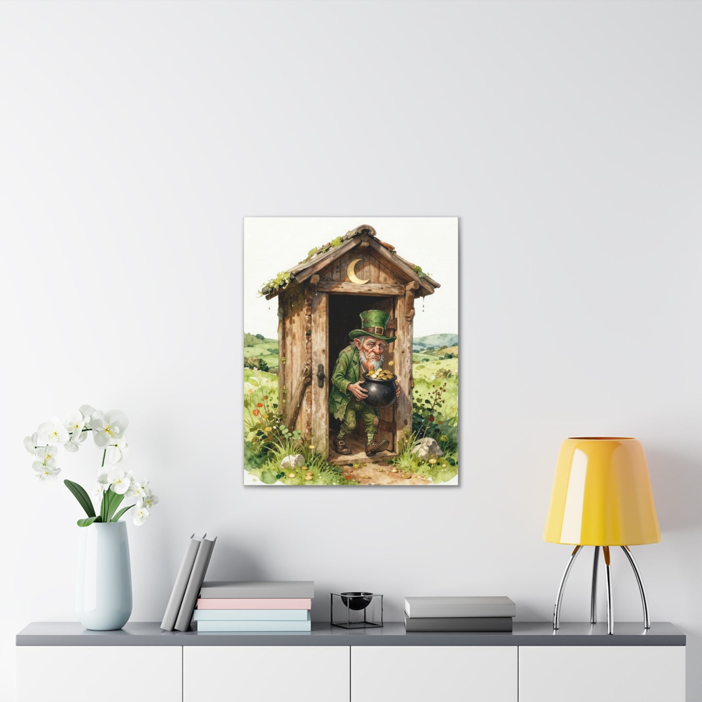 Leprechaun's Gold - Canvas Stretched, 0.75" - Wall Art - 2026 - Bathroom Humor