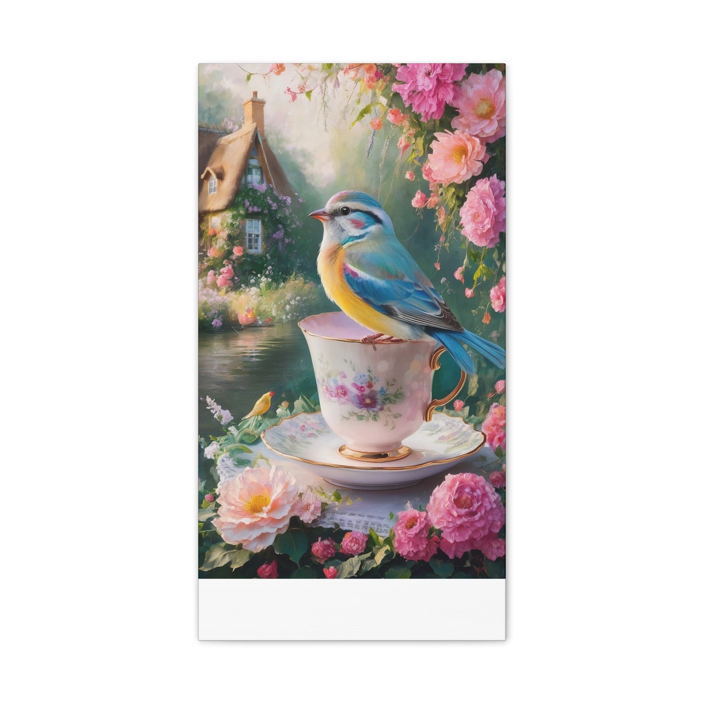 Blue Bird - Canvas Stretched, 0.75"