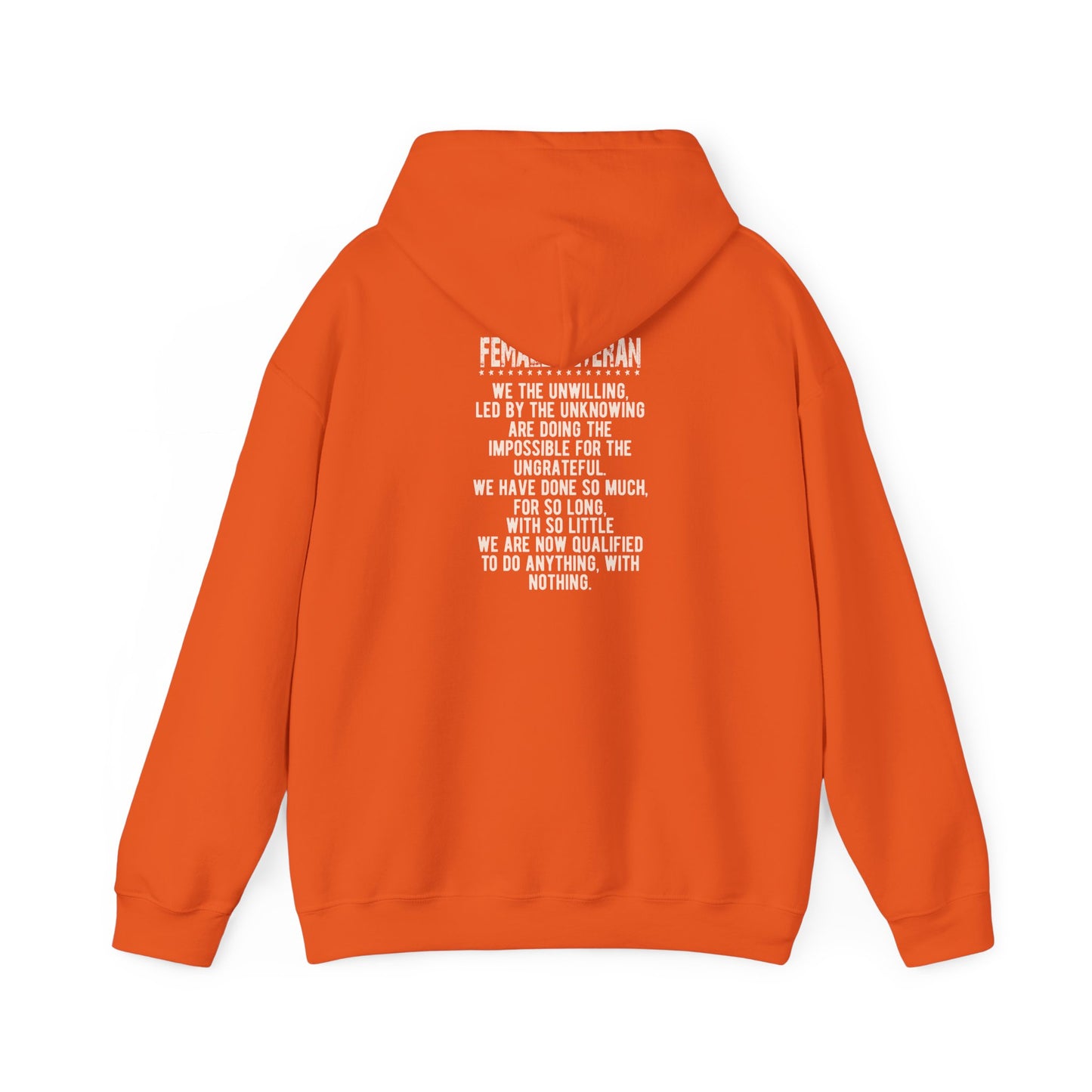 Military - Veteran - Unisex Heavy Blend™ Hooded Sweatshirt