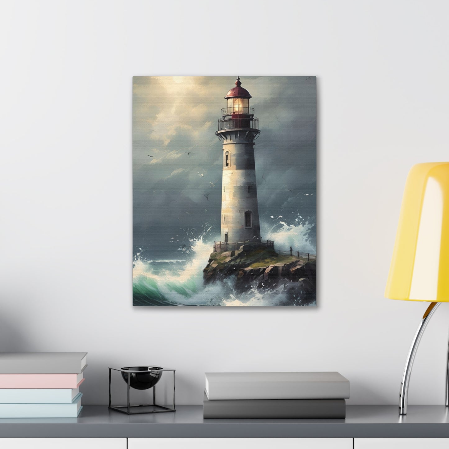 Light House - Canvas Stretched, 0.75"