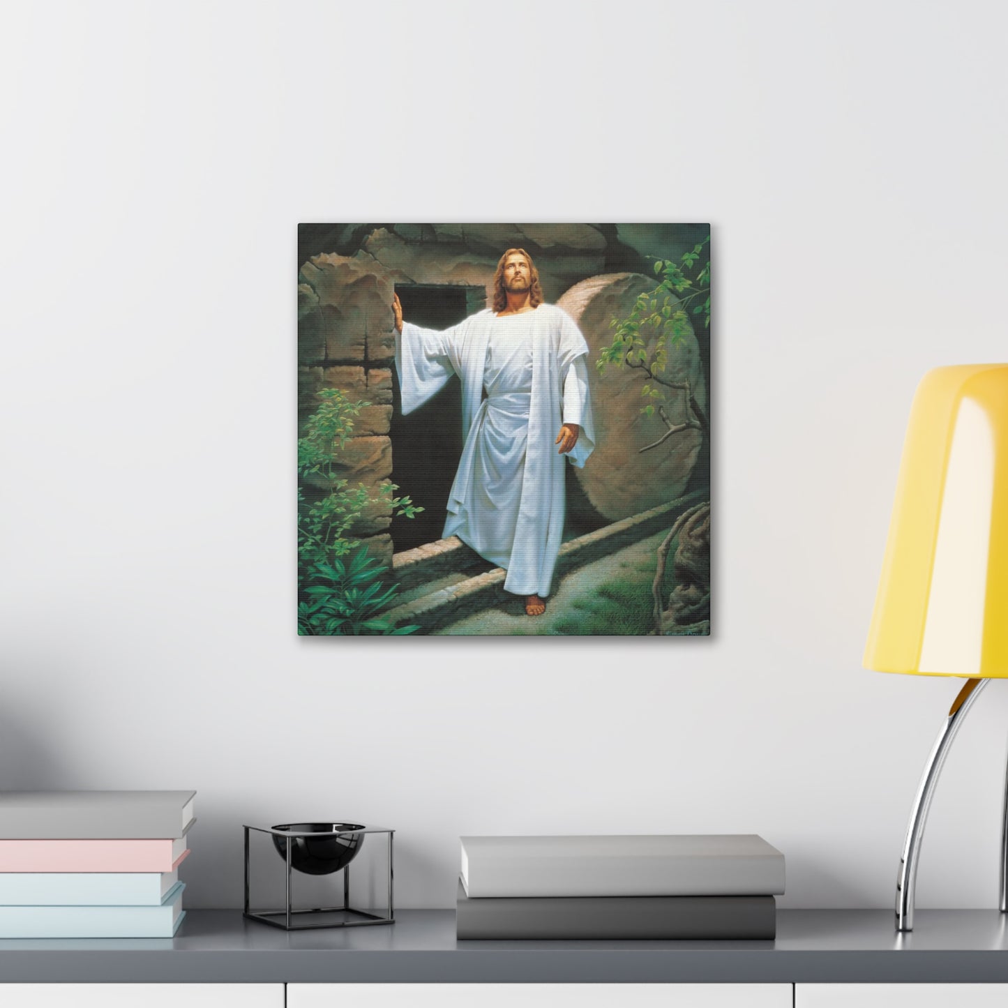 He is Risen - Canvas Stretched, 0.75" - Easter - Mother's Day - Father's Day