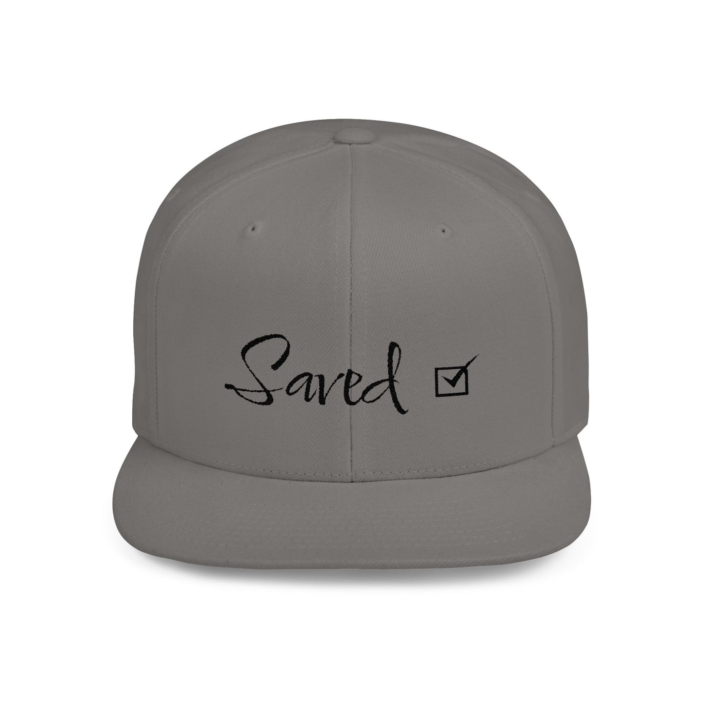 Saved - Black - Embroidered - Low Profile Baseball Cap - Easter - Mother's Day - Father's Day - Easter 1