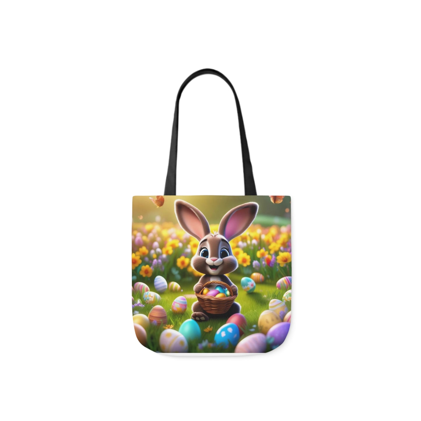 Easter - Canvas Tote Bag, 5-Color Straps