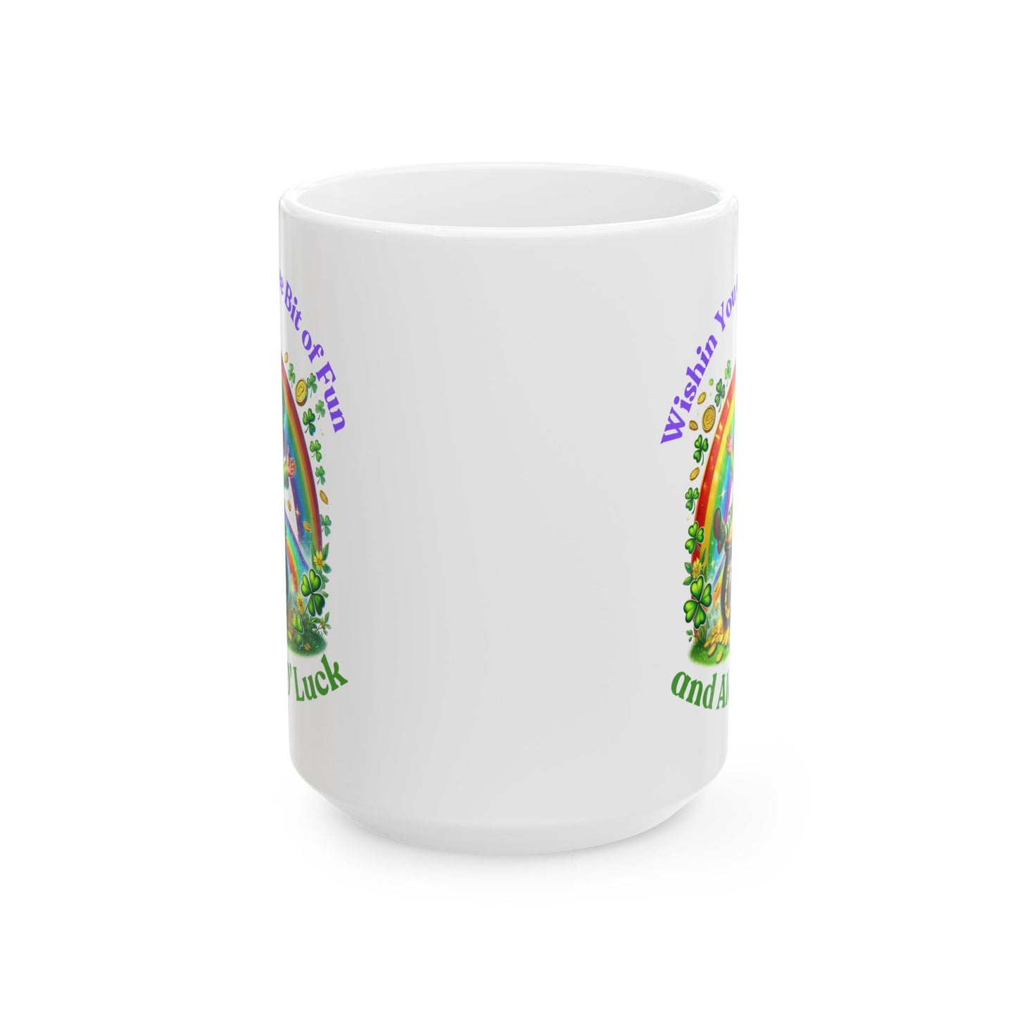 Wee Bit of Fun - Ceramic Mug, (11oz, 15oz) - St. Patrick's Day - Mugs and Tumblers