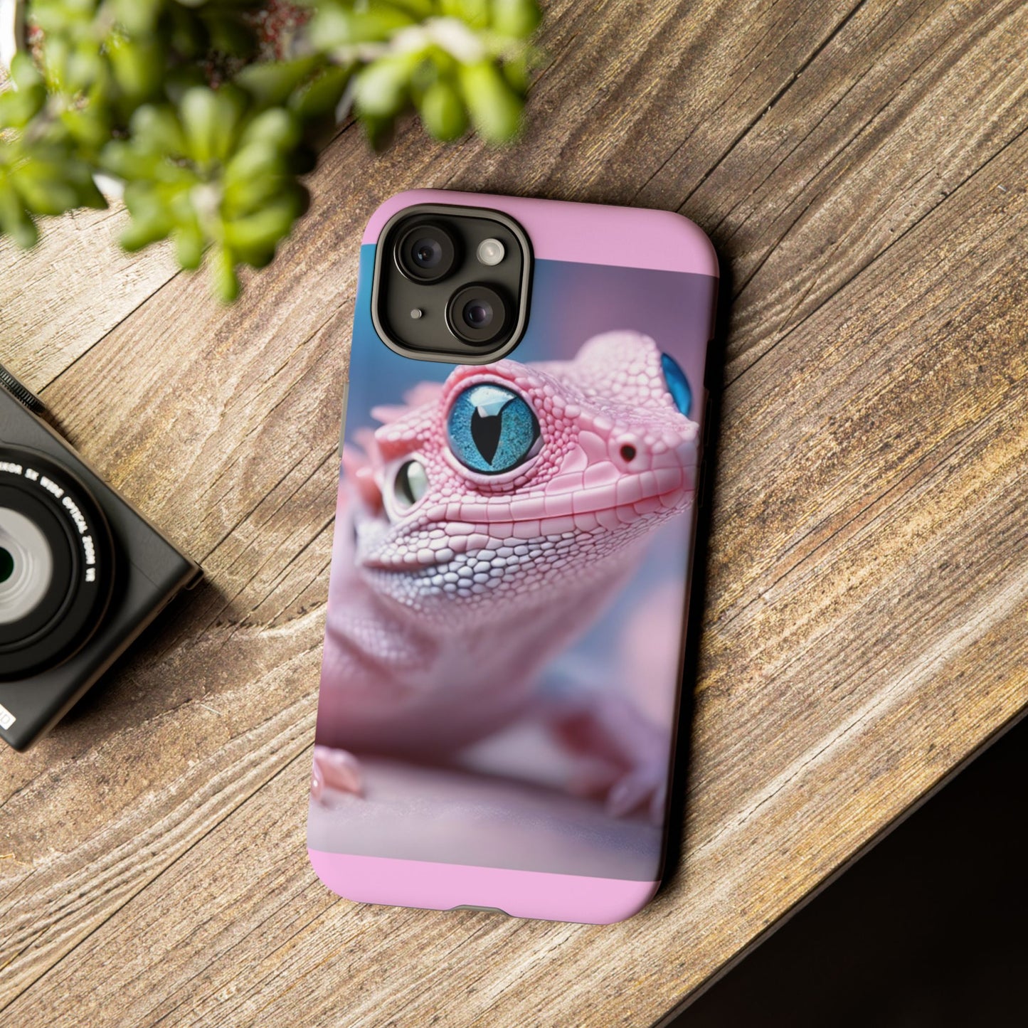 Pink Lizard - Whimsical Phone Cases