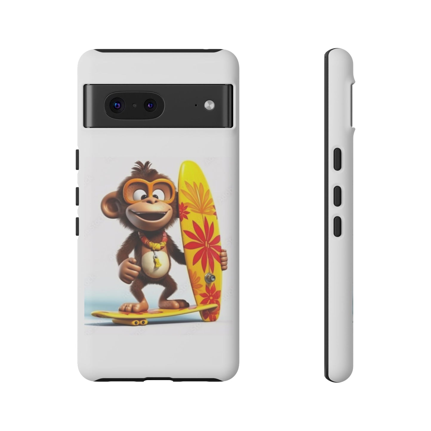 Surfer Monkey -Tough Whimsical Phone Cases