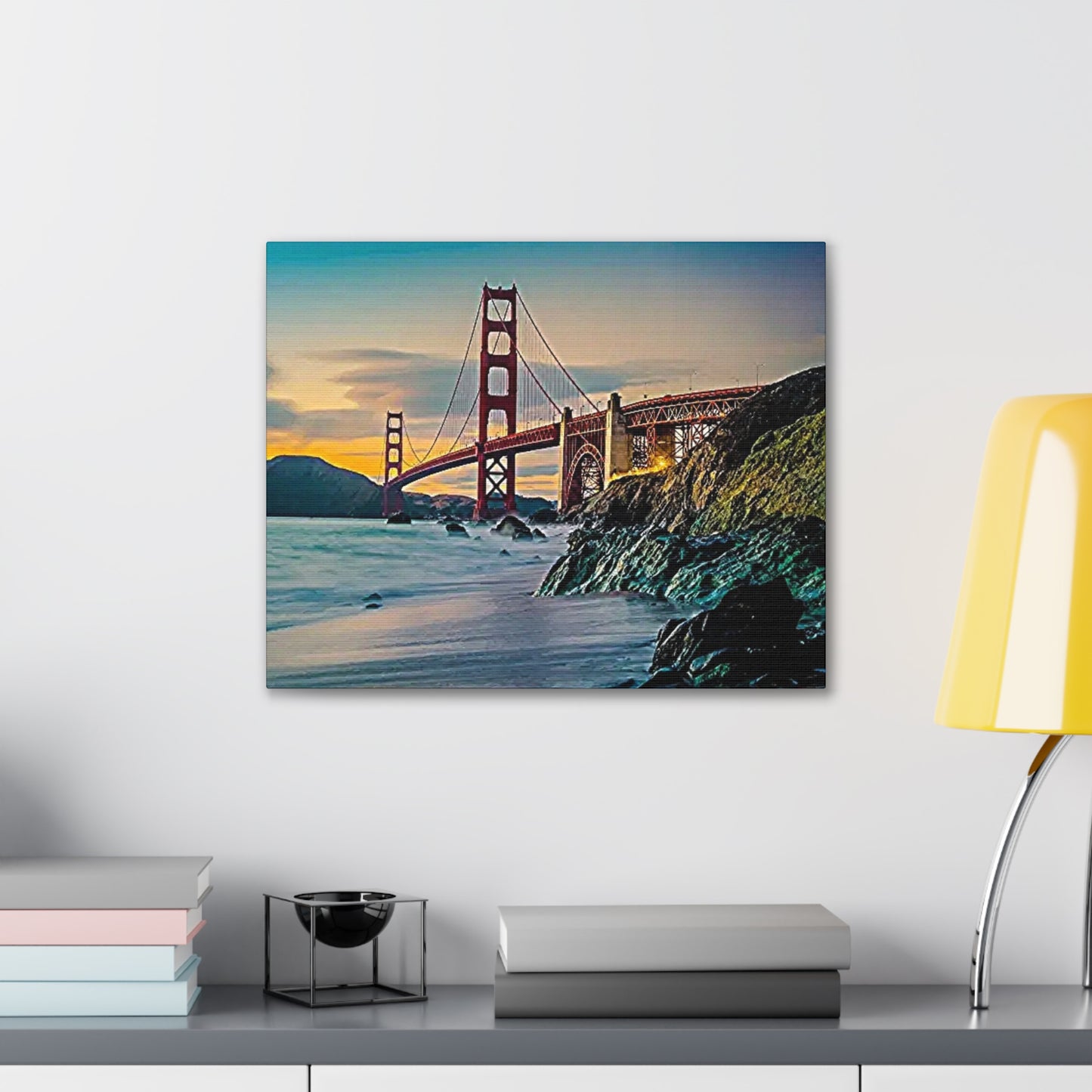 Golden Gate - Canvas Stretched, 0.75"