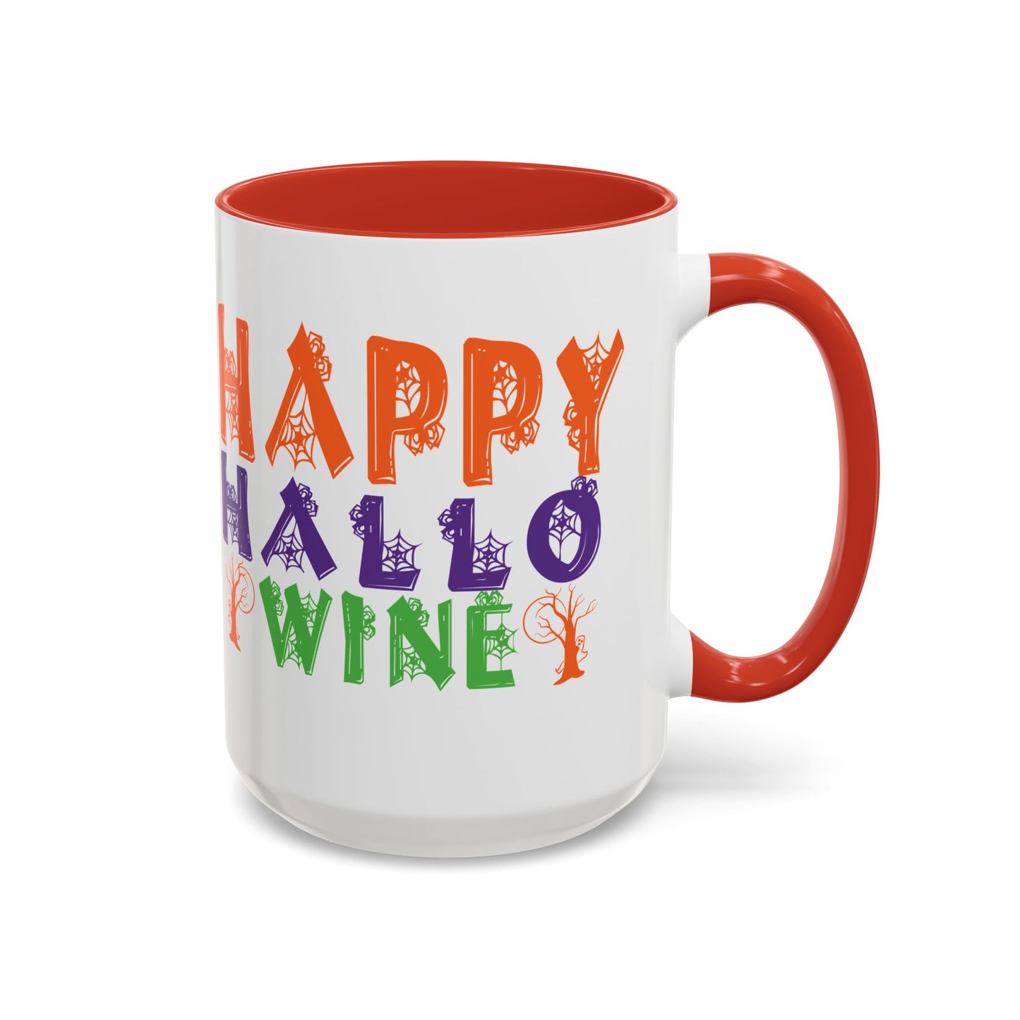 Happy Hallo Wine -Accent Coffee Mug (11, 15oz) - Halloween