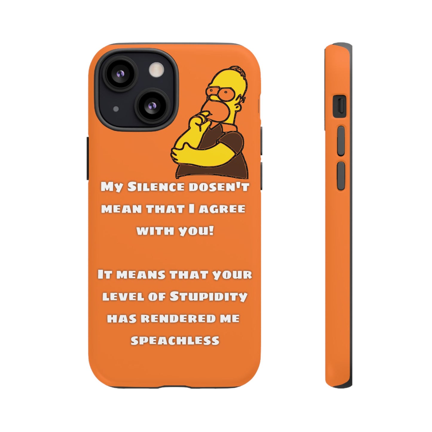 My Silence - Tough Cases - Whimsical Phone Cases