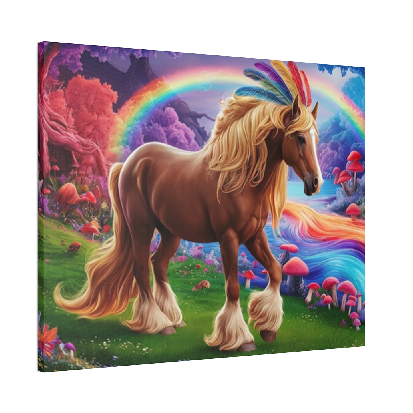 Colorful Horse - Canvas Stretched, 0.75"