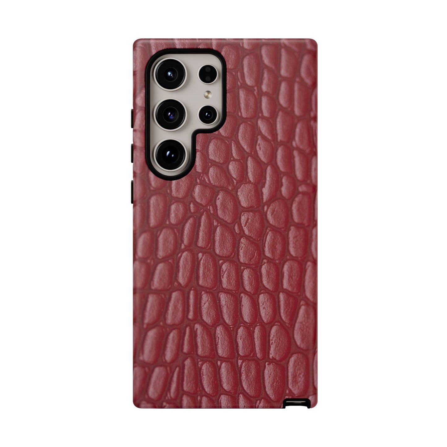 Red Leather - Tough Cases - Whimsical Phone Cases