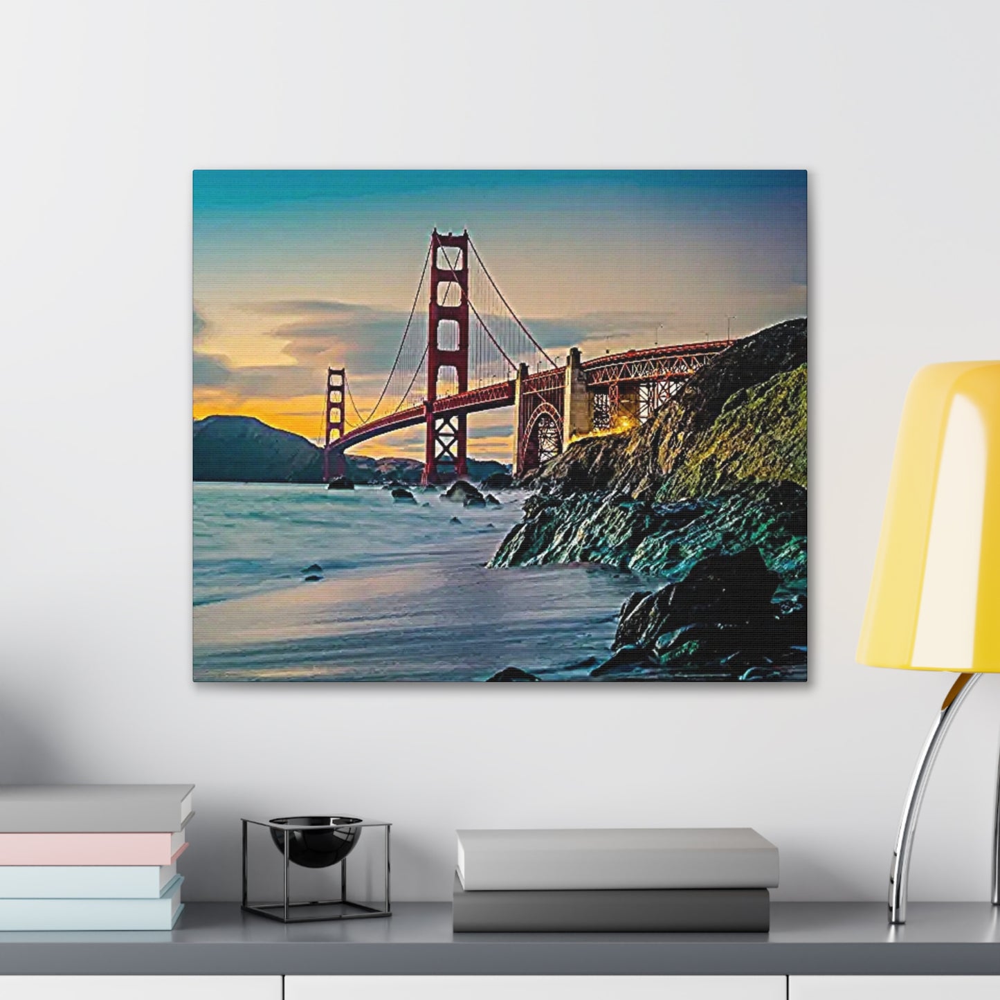 Golden Gate - Canvas Stretched, 0.75"