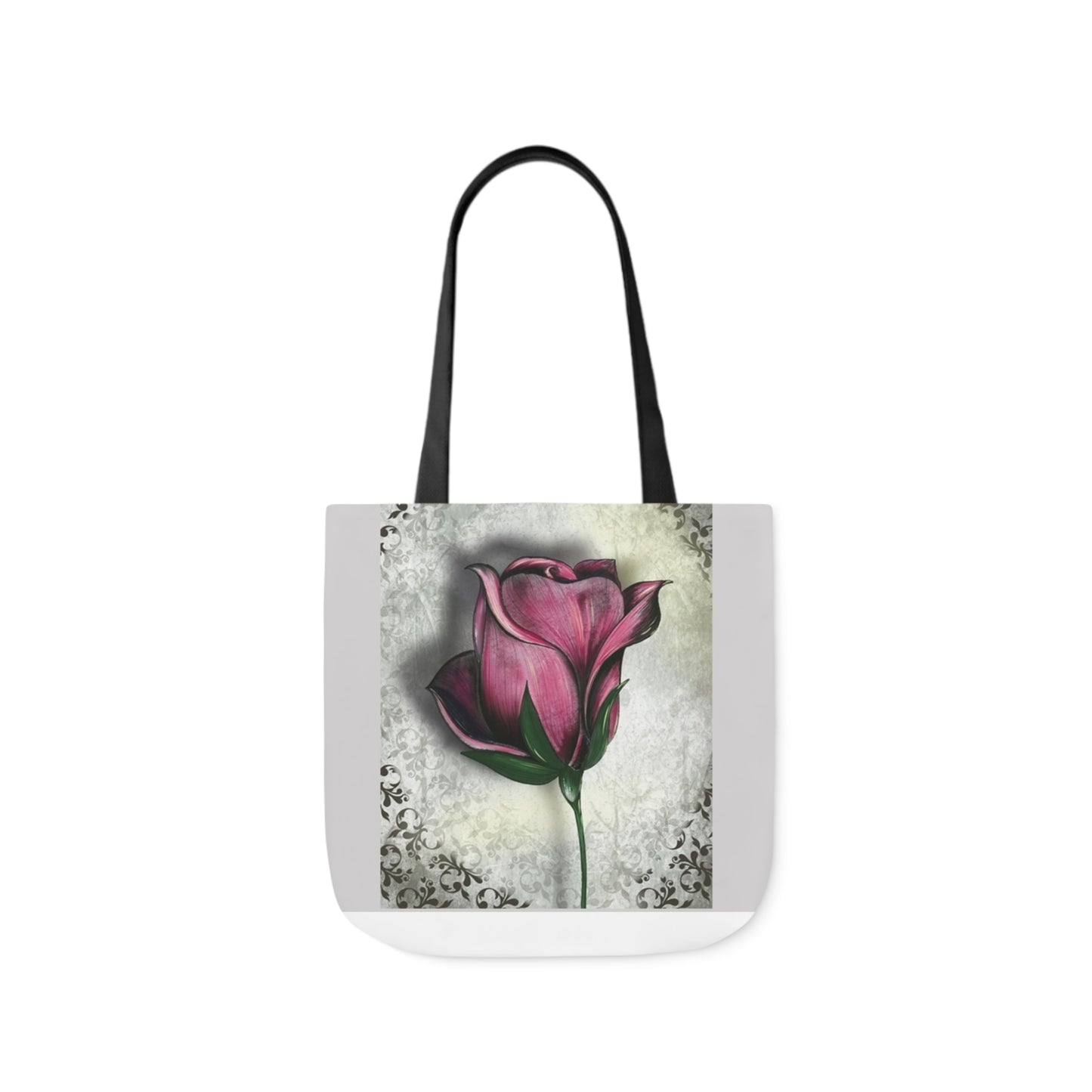 Rose - Canvas Tote Bag, 5-Color Straps