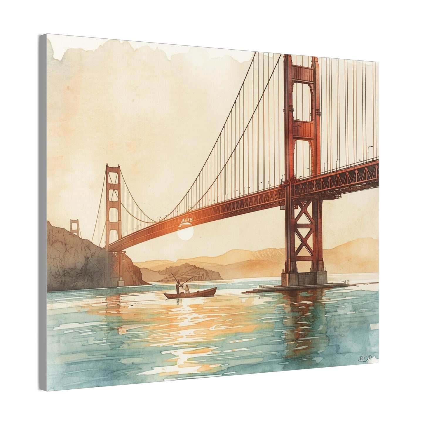 Golden Gate Bridge - Canvas Stretched, 0.75" - Wall Art 2026 - Places