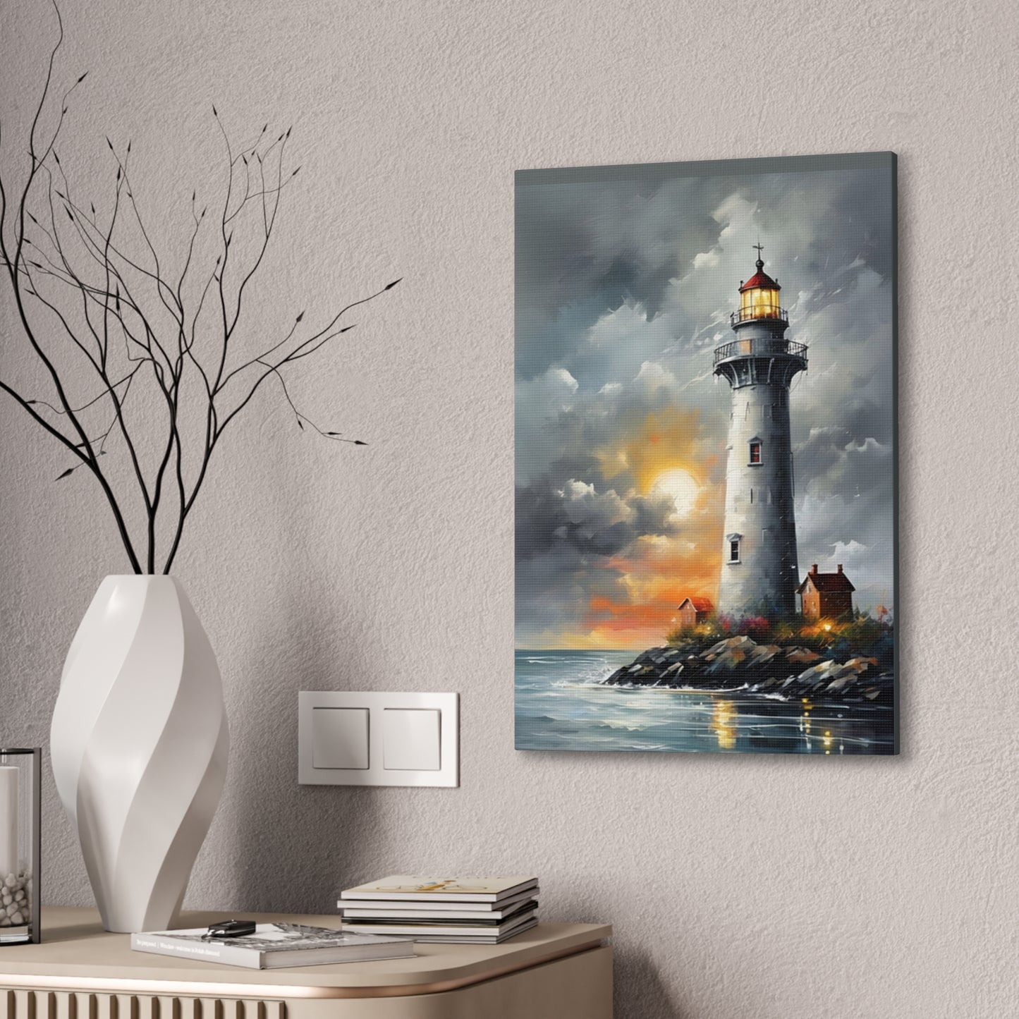 Light House - Canvas -Stretched, 0.75"