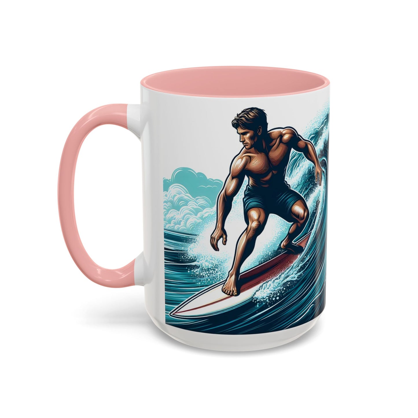 Surfer - Accent Coffee Mug (11, 15oz)