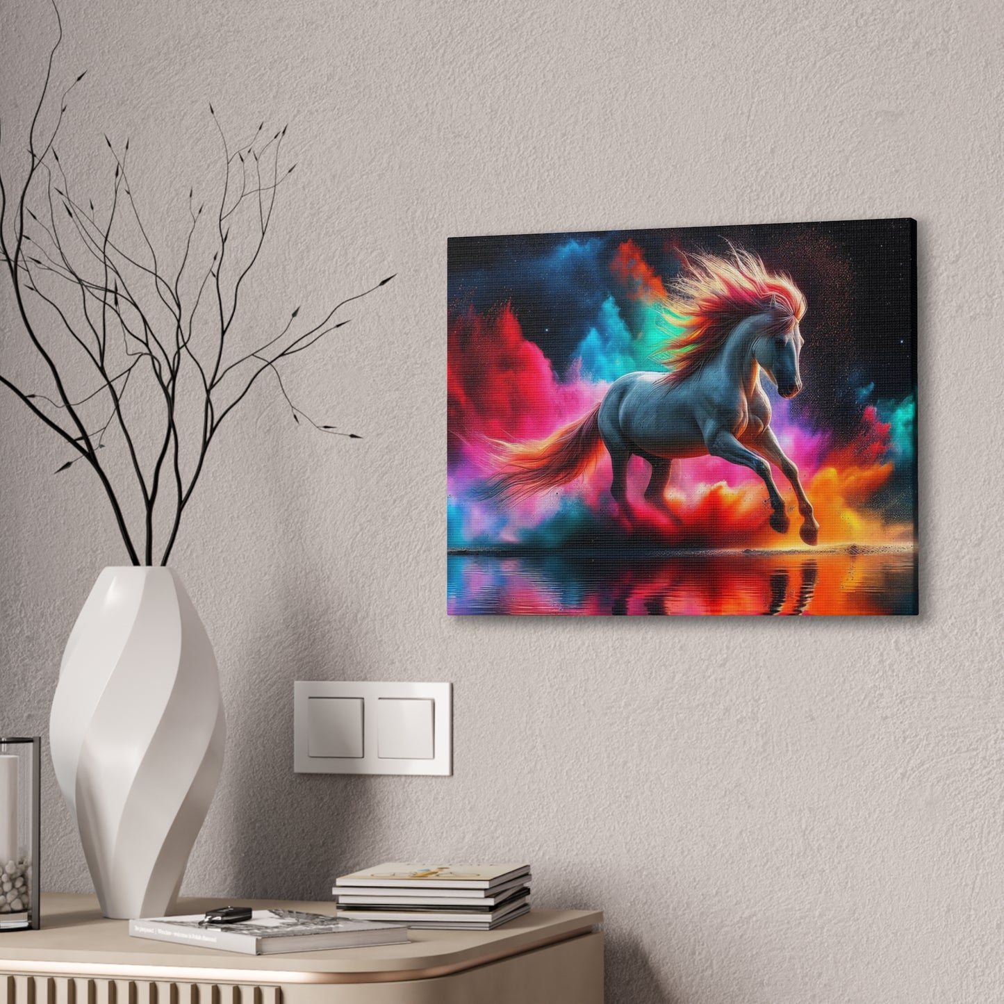 Colorful Horse - Canvas Stretched, 0.75"