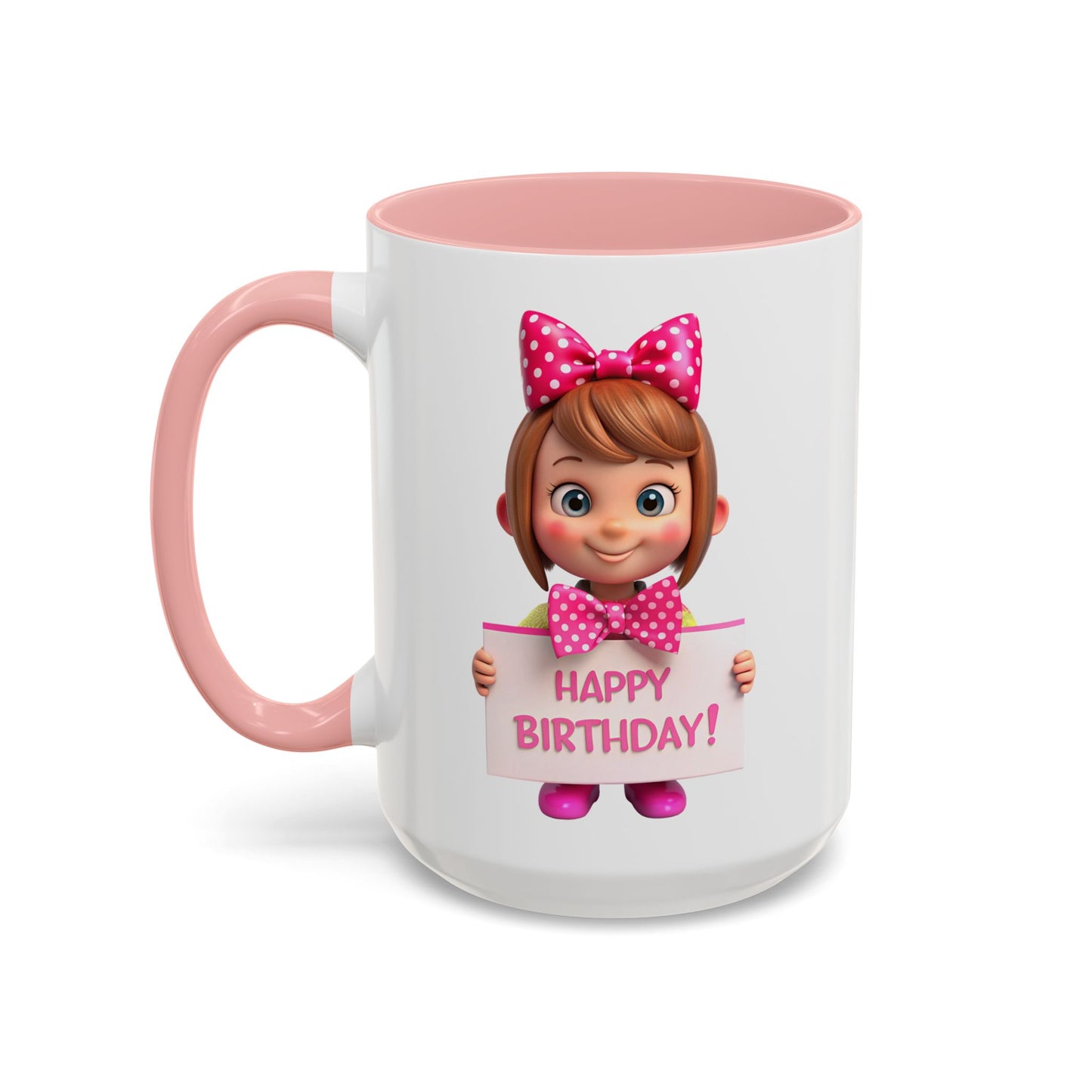 Happy Birthday - Accent Coffee Mug (11, 15oz)