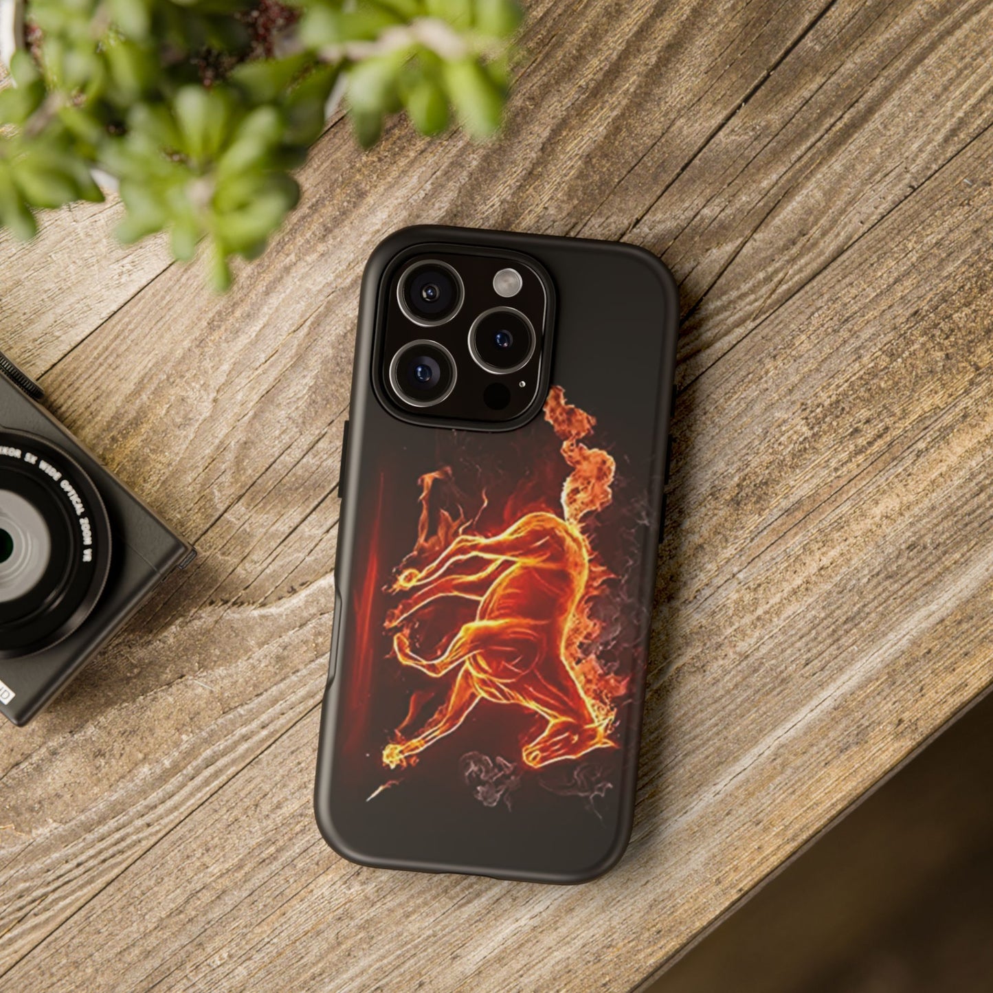 Burning Horse - Whimsical Phone Cases