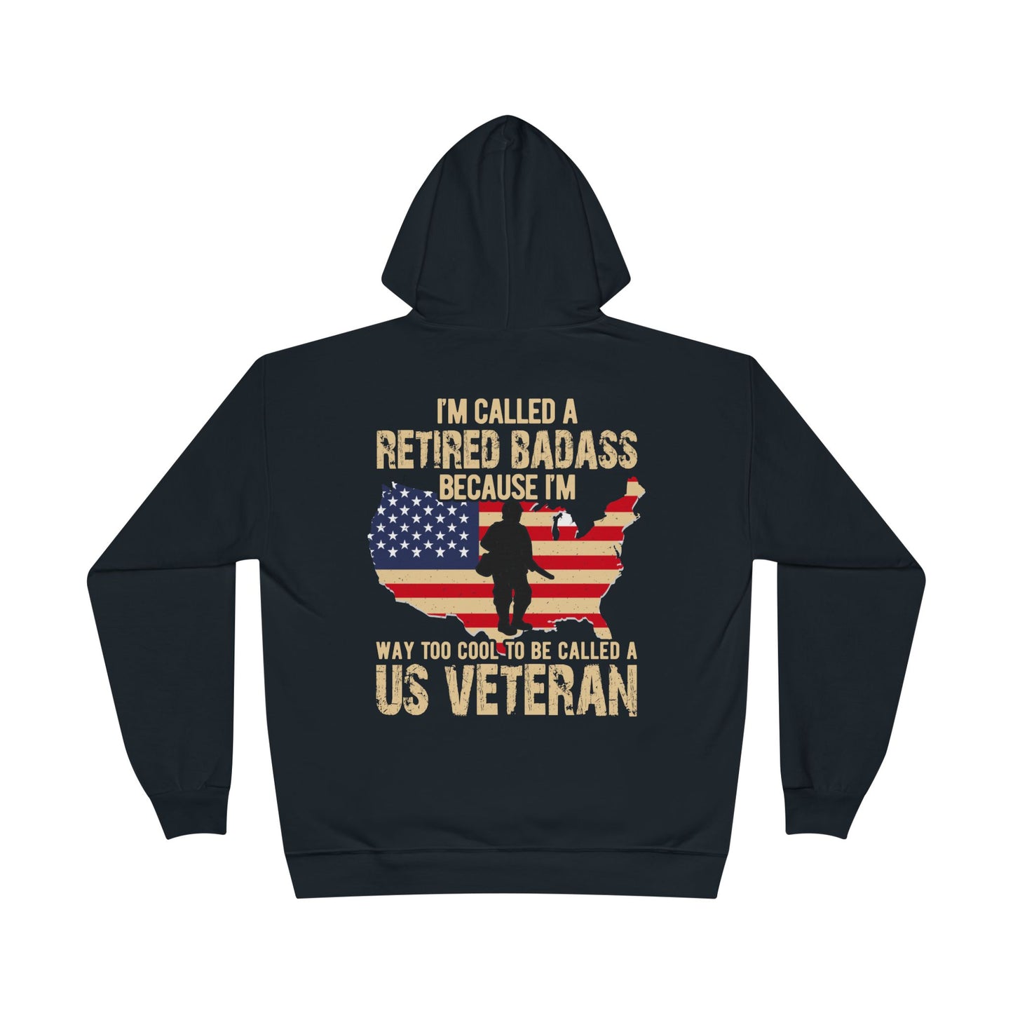 Military - Veteran - Unisex EcoSmart® Pullover Hoodie Sweatshirt