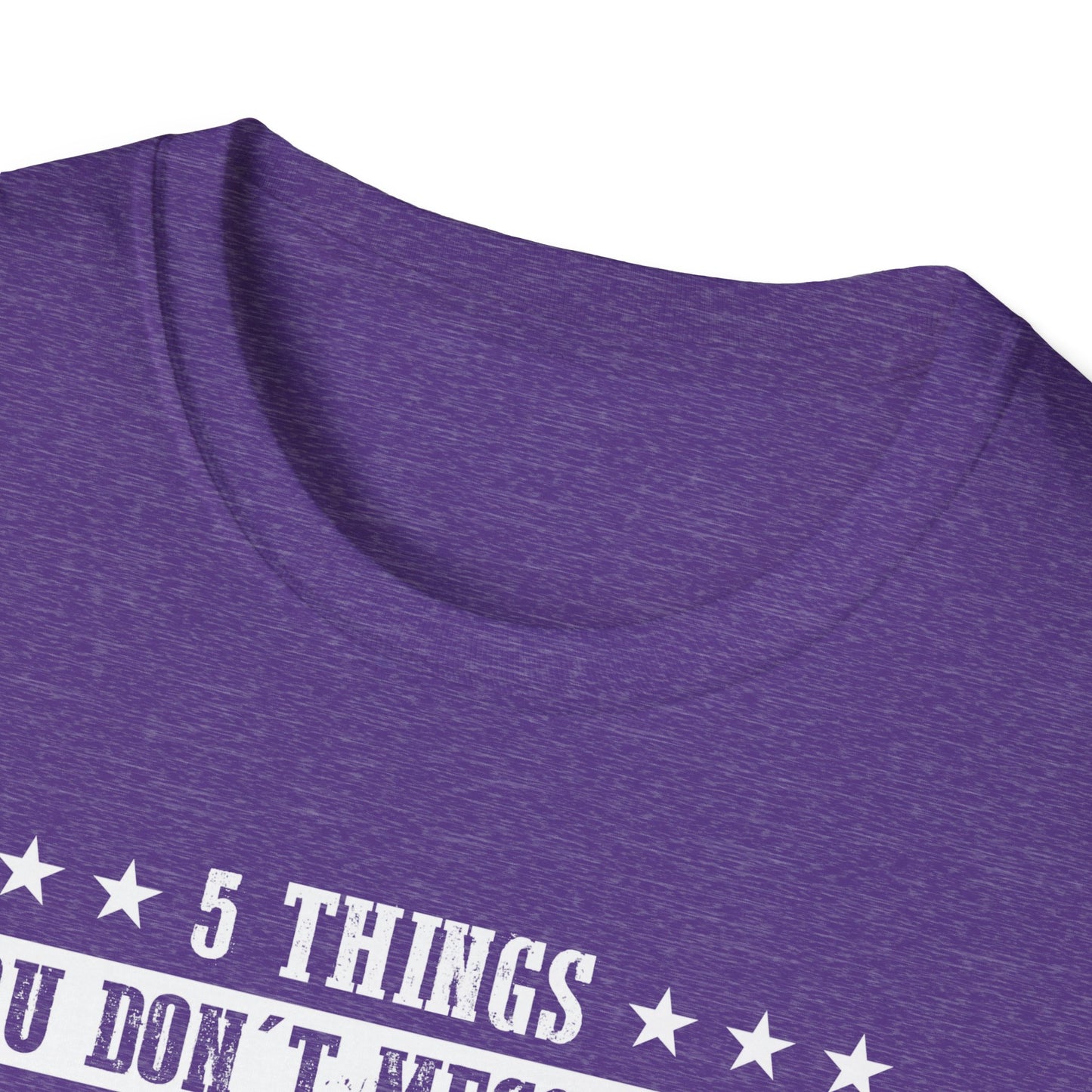 Five things - Unisex Softstyle T-Shirt