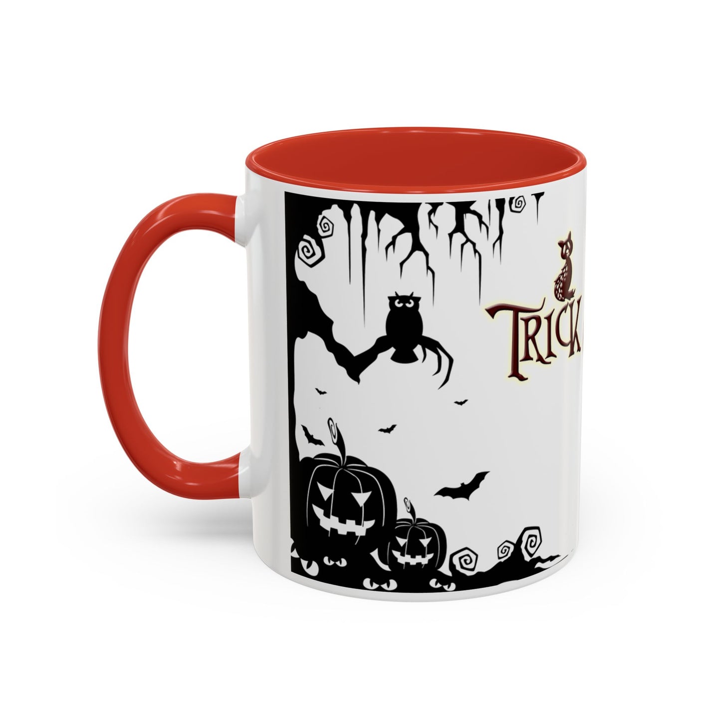 Trick or Treat -Accent Coffee Mug (11, 15oz) - Halloween