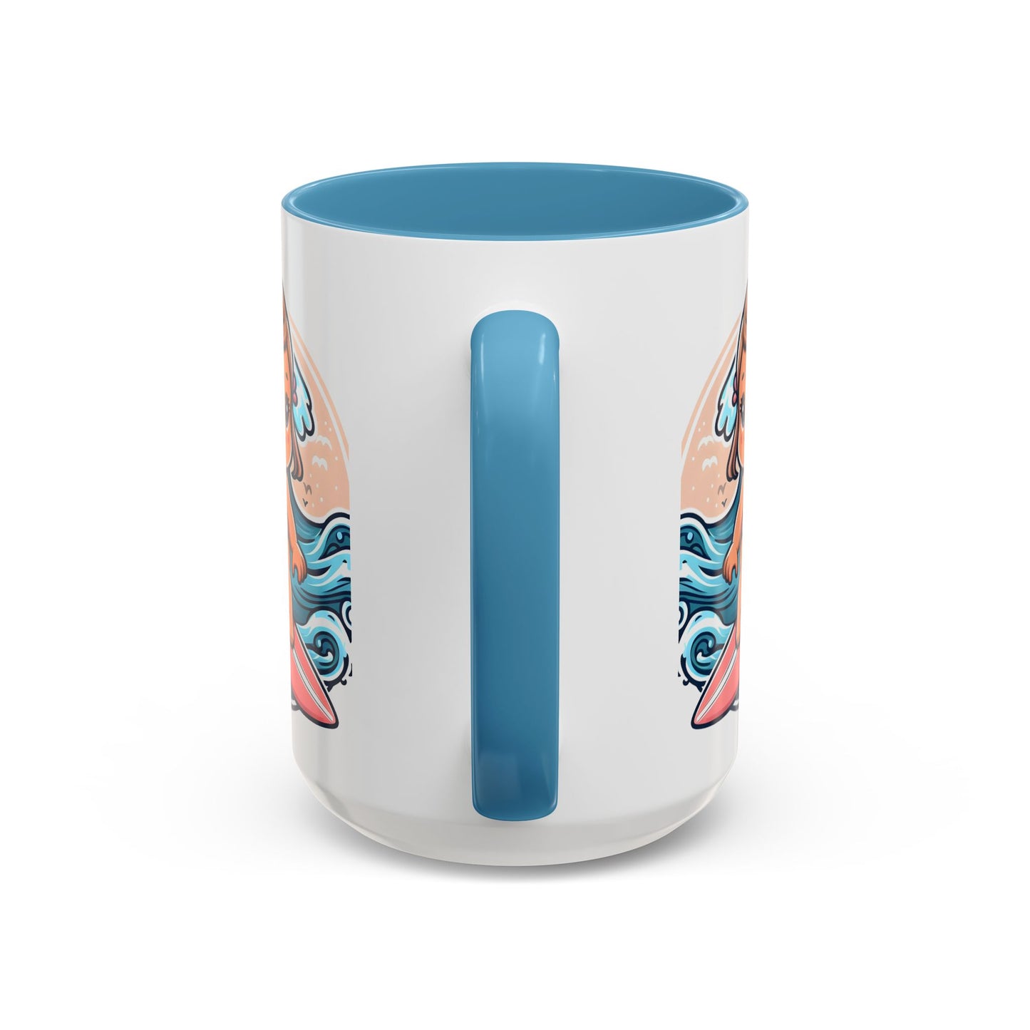 Little Surfer - Accent Coffee Mug (11, 15oz)