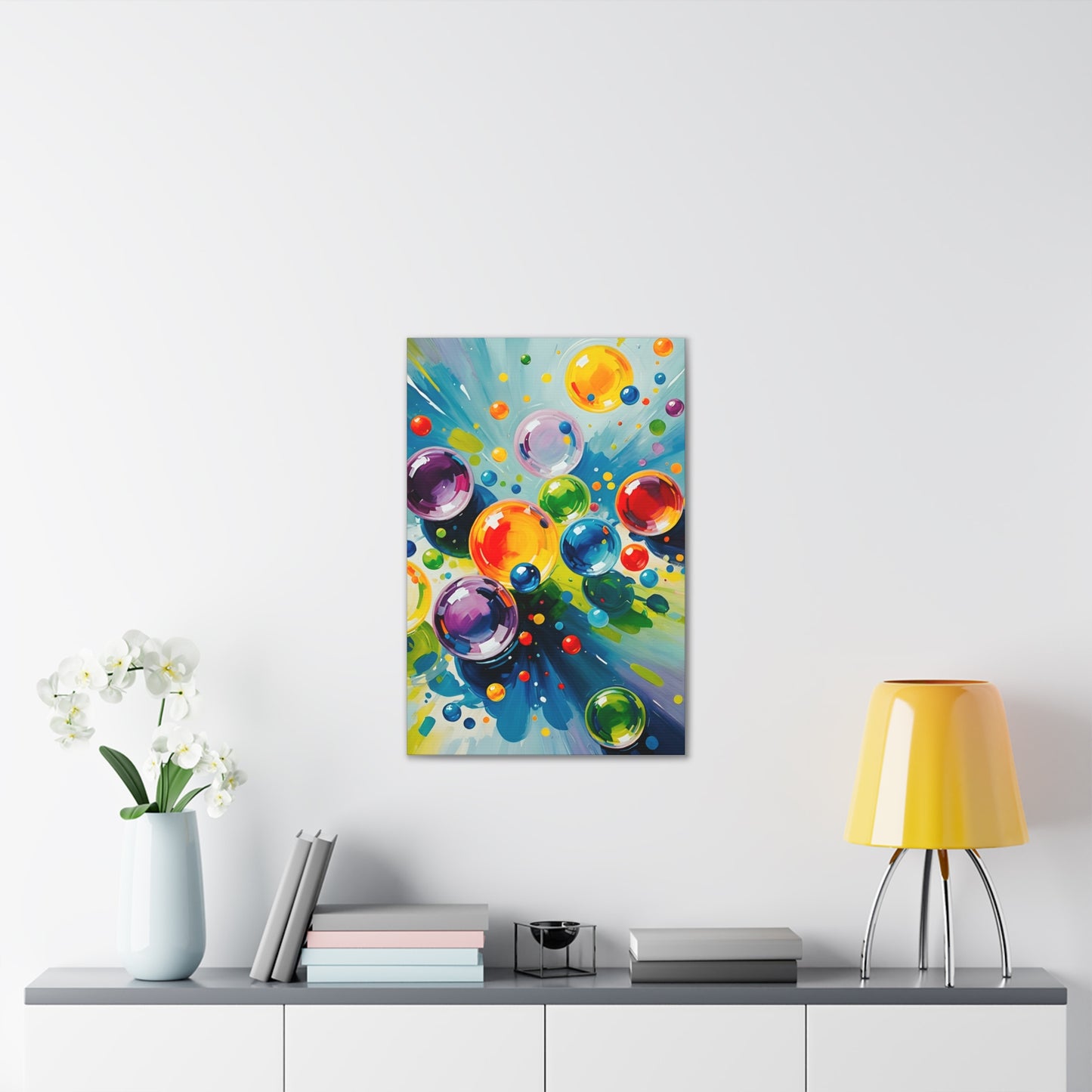 Colored Balls - Canvas Stretched, 0.75"