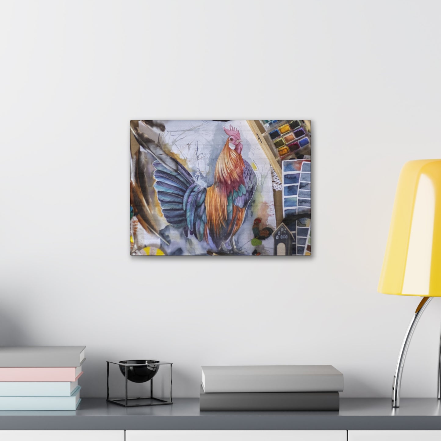 Rooster Art - Canvas Stretched, 0.75"