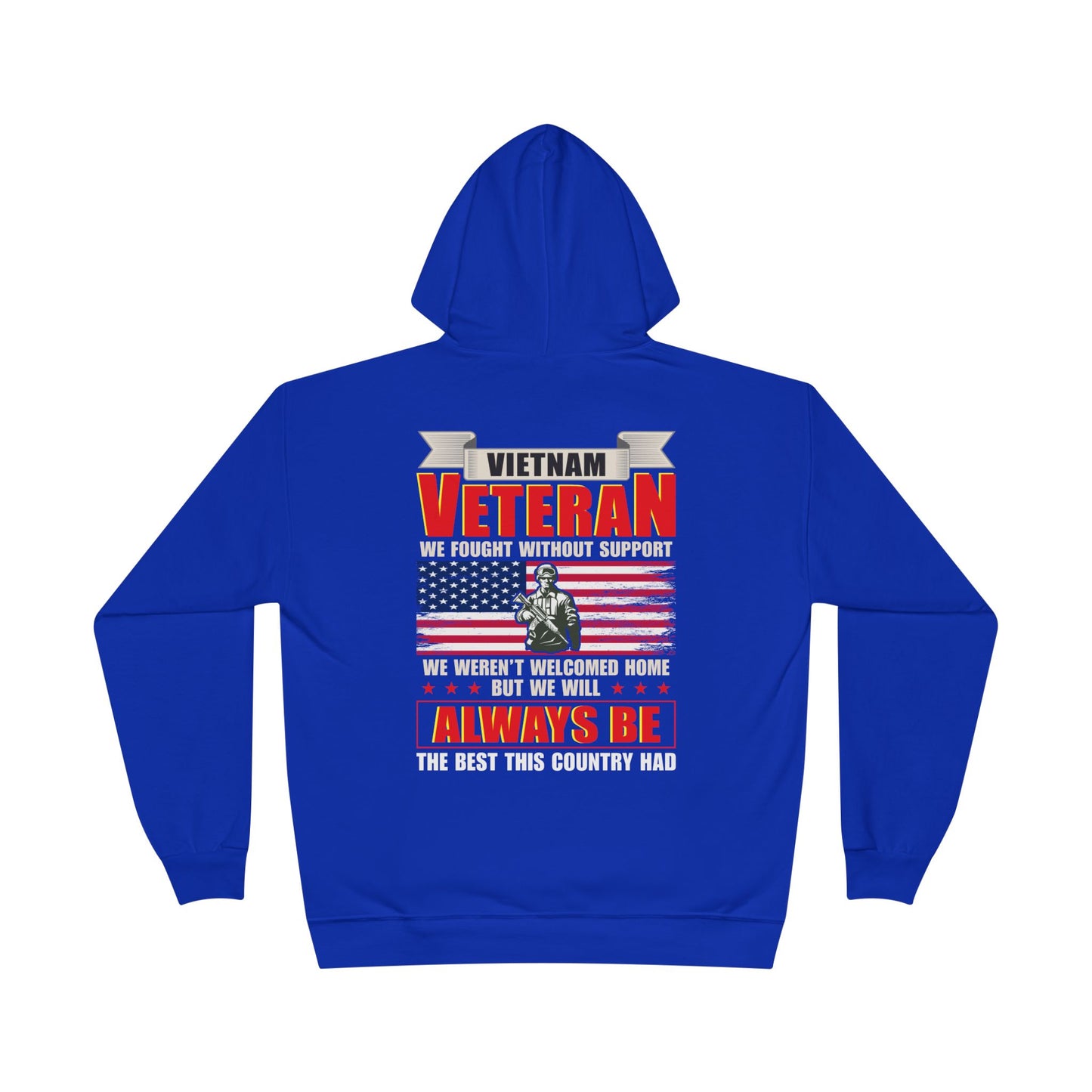 Military - Veteran - Unisex EcoSmart® Pullover Hoodie Sweatshirt