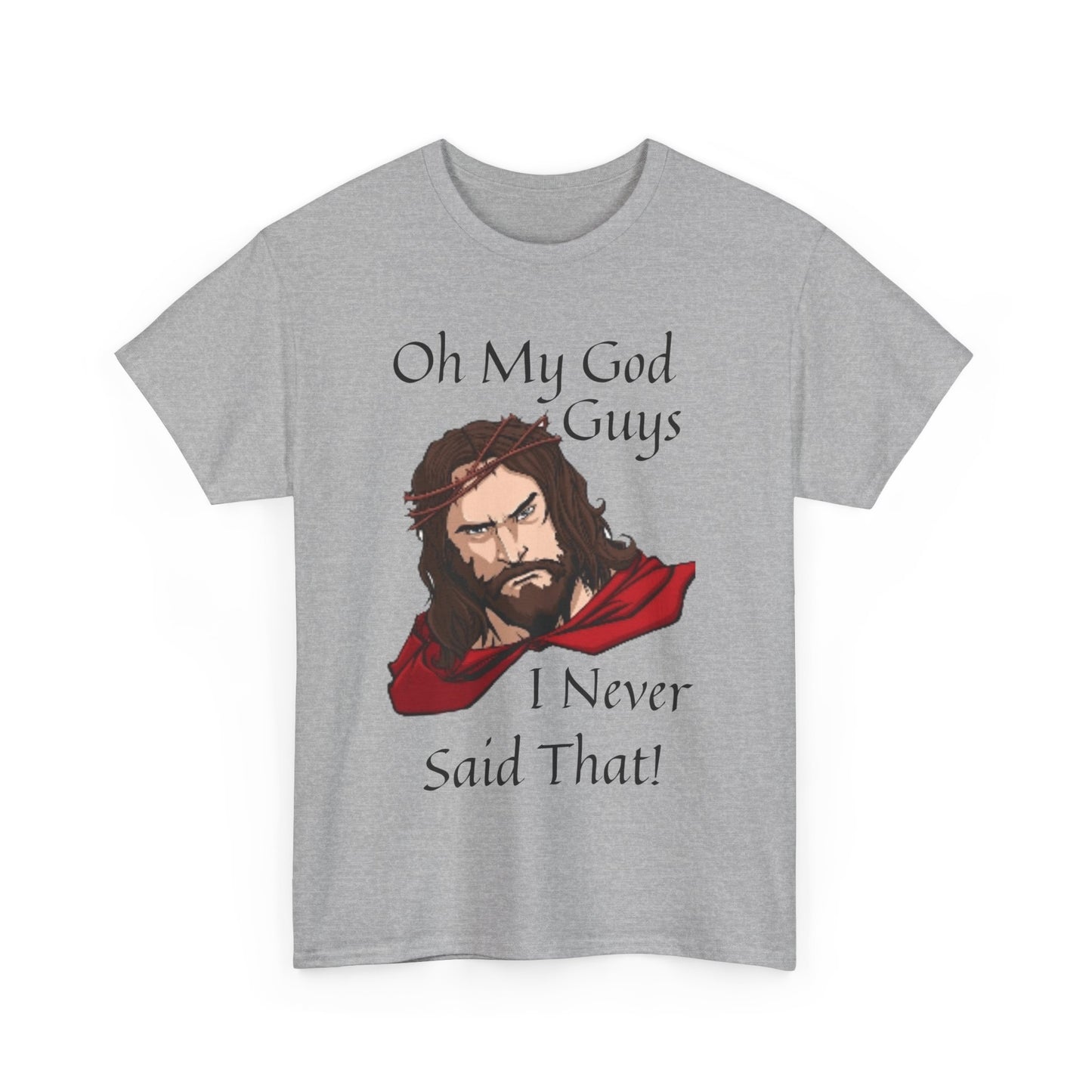 Oh My God - Unisex Heavy Cotton Tee - T-Shirts - Religious