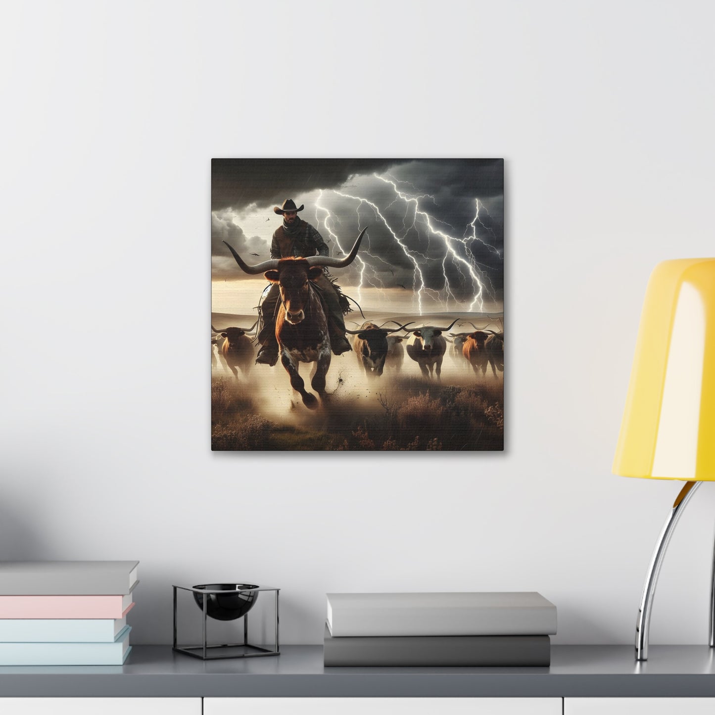 On the Herd - Canvas Stretched, 0.75" - 2026 Wall Art - Americana