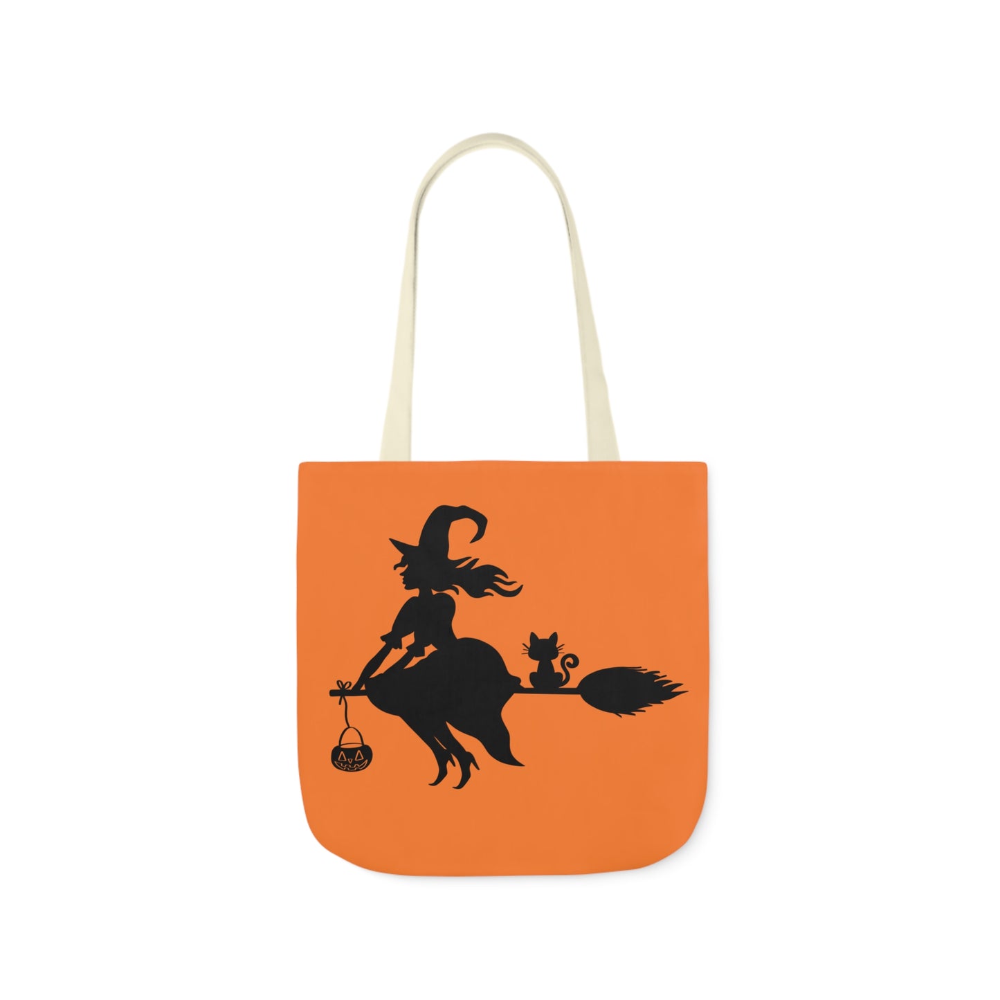 Witch - Canvas Tote Bag, 5-Color Straps - Halloween