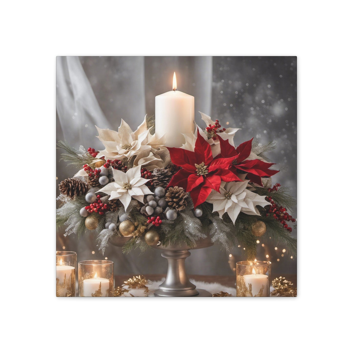 Christmas Candle -2026 Wall Art - Holidays