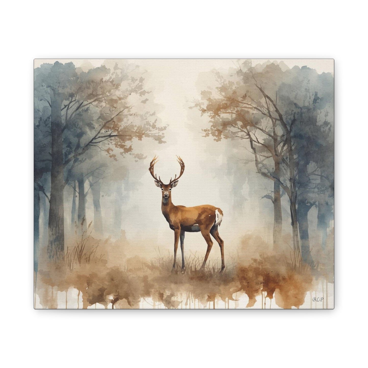 Lone Buck - Canvas Stretched, 0.75" - 2026 Wall Art - Animals