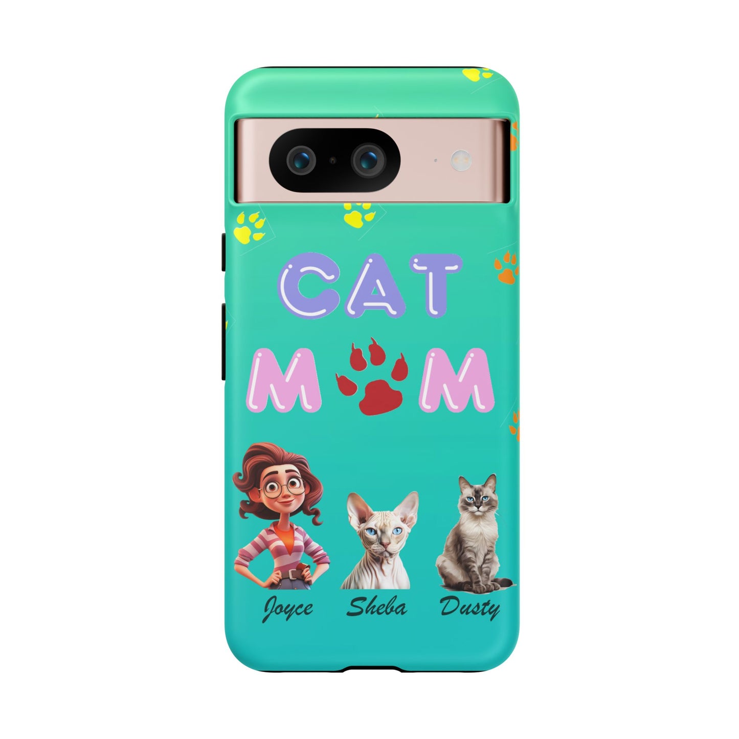 Cat Mom - Tough Cases - Mother's Day - Whimsical