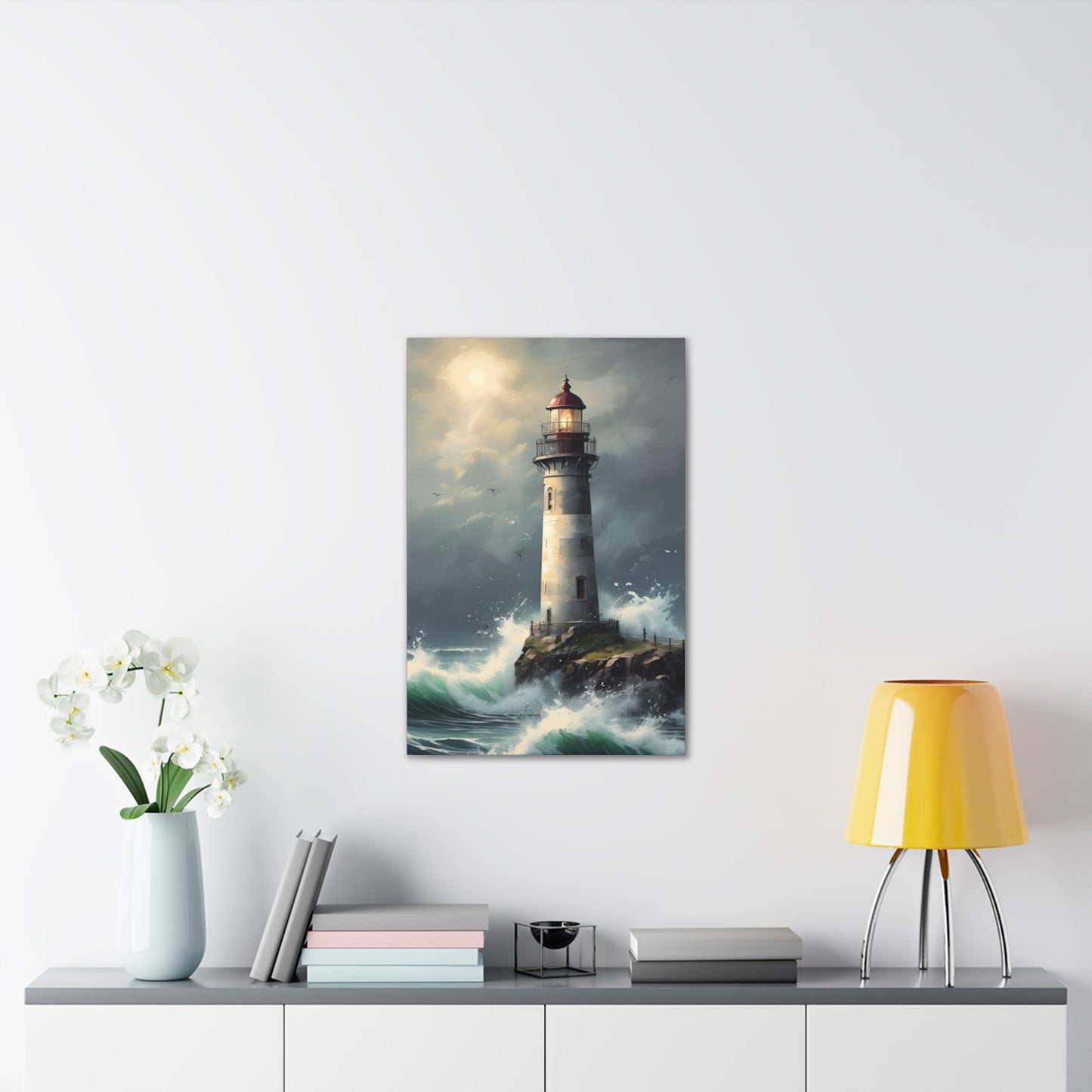 Light House - Canvas Stretched, 0.75"