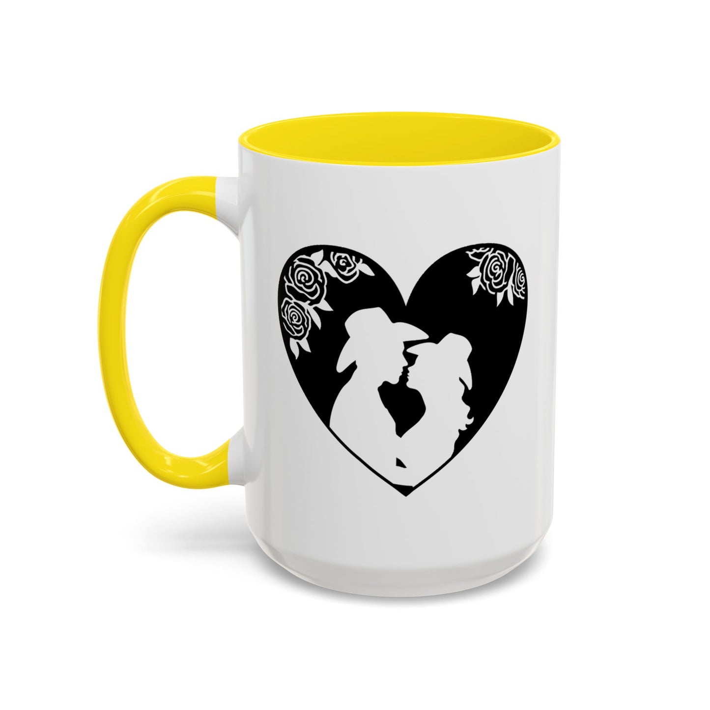 Cowboy Love - Accent Coffee Mug (11, 15oz) - Mother's Day