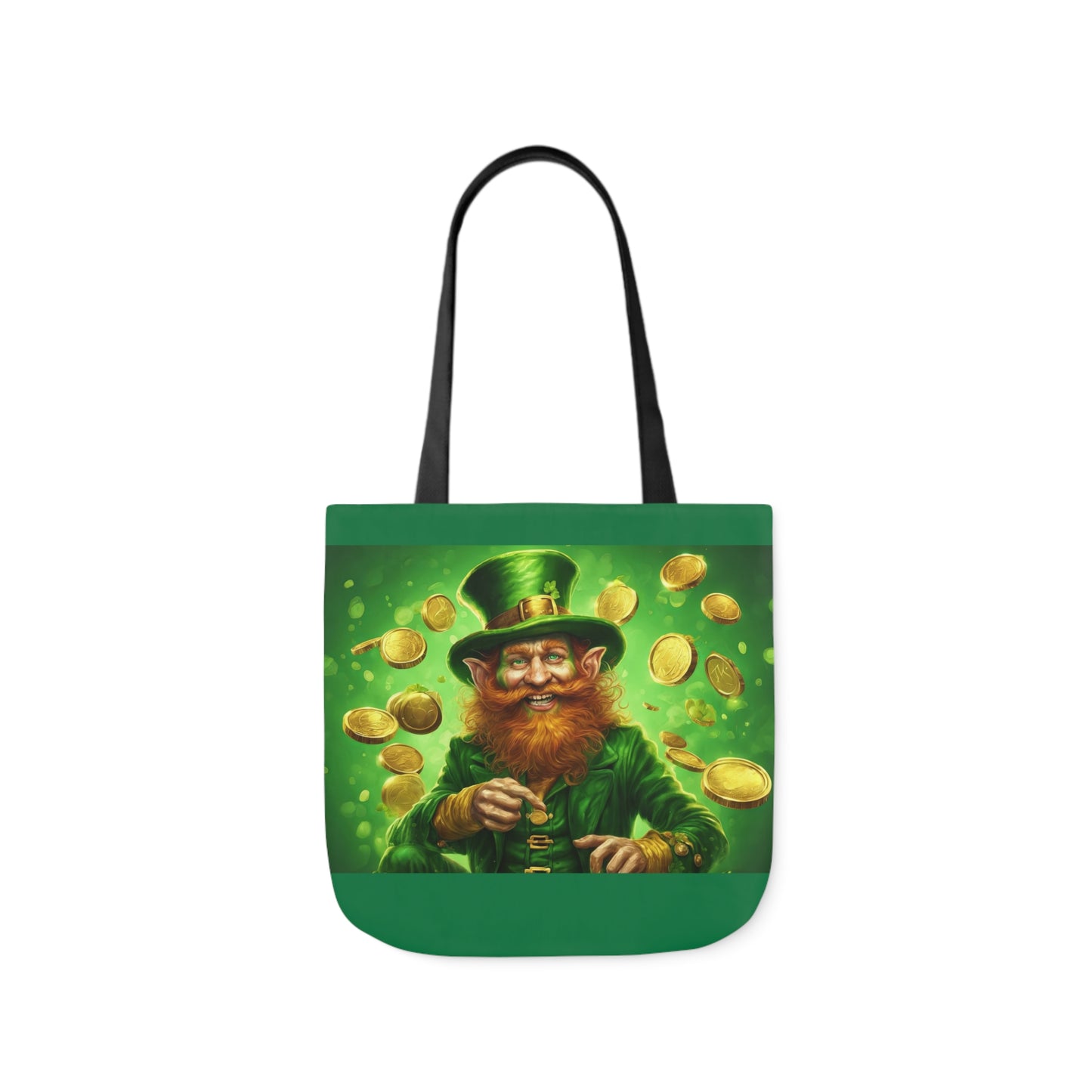 St. Patricks - Canvas Tote Bag, 5-Color Straps