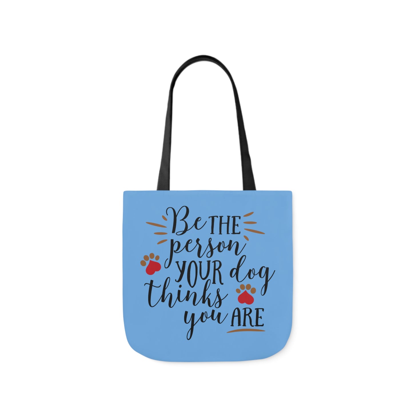 Be the Person - Canvas Tote Bag, 5-Color Straps