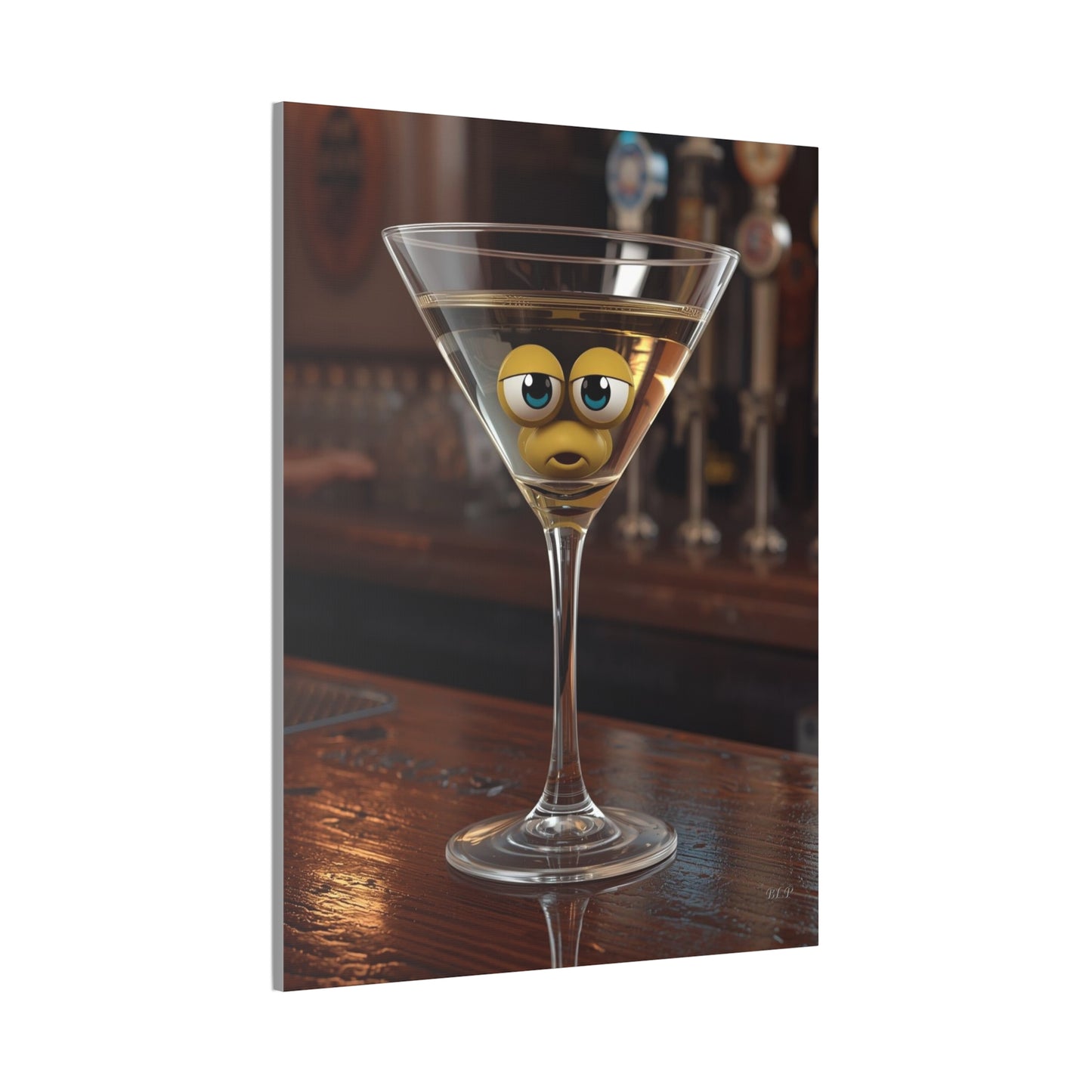 Single Drink - Canvas Stretched, 0.75" - 2026 Wall Art - Creative