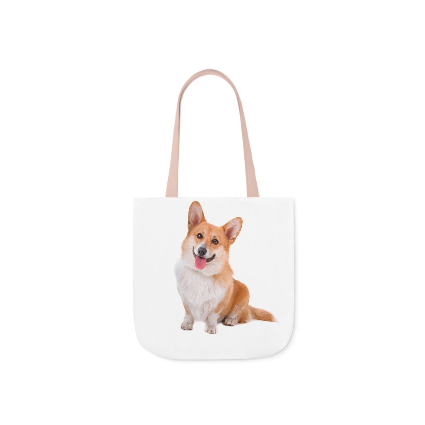 Corgi 1 - Canvas Tote Bag, 5-Color Straps