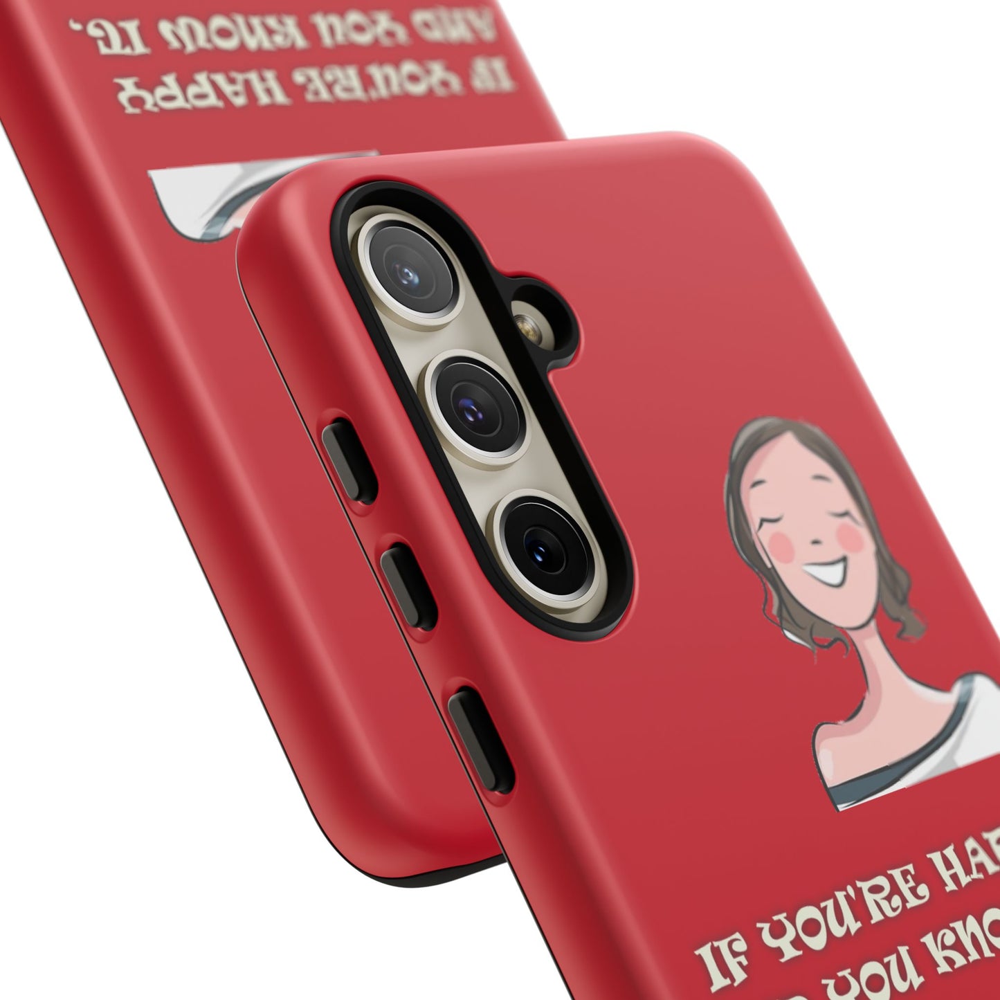 If you happy - Tough Cases - Whimsical Phone Cases