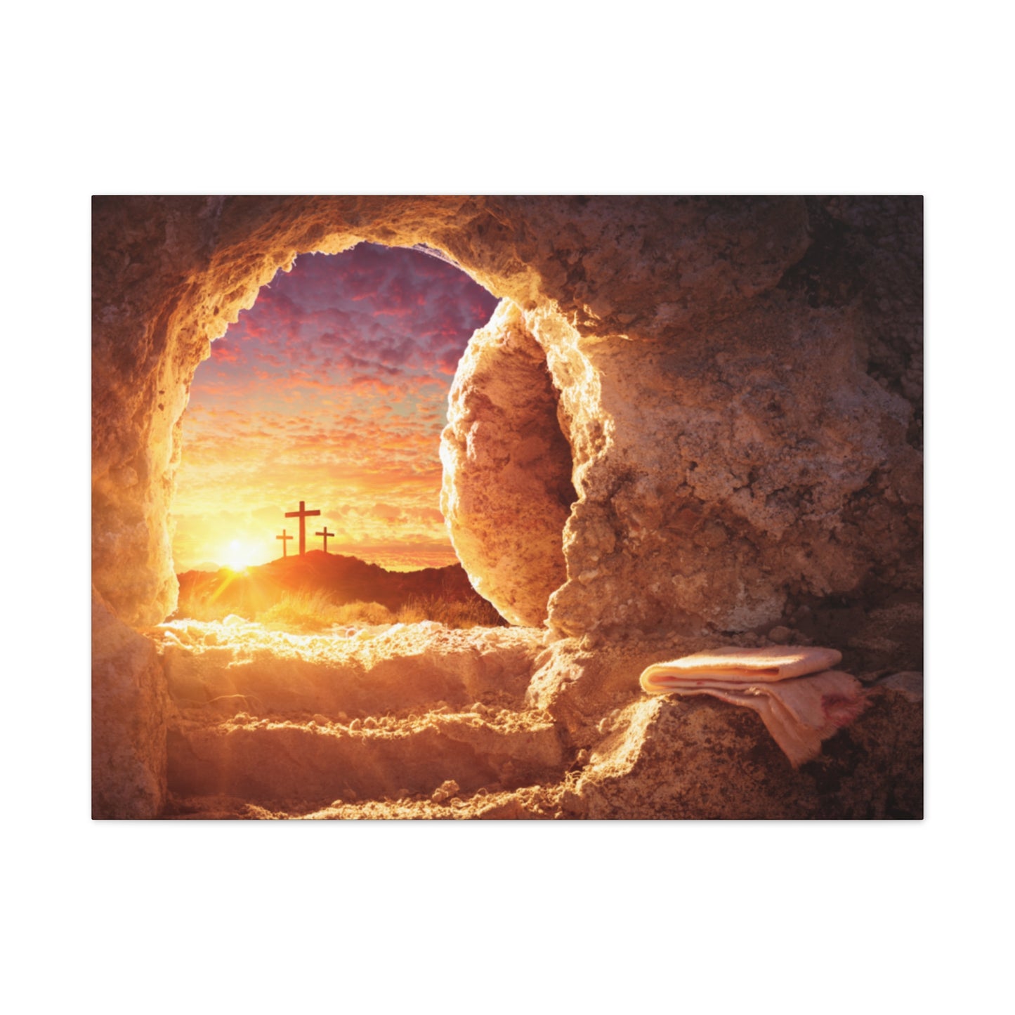 Resurrection - Canvas Stretched, 0.75" - Easter - Mother's Day - Father's Day