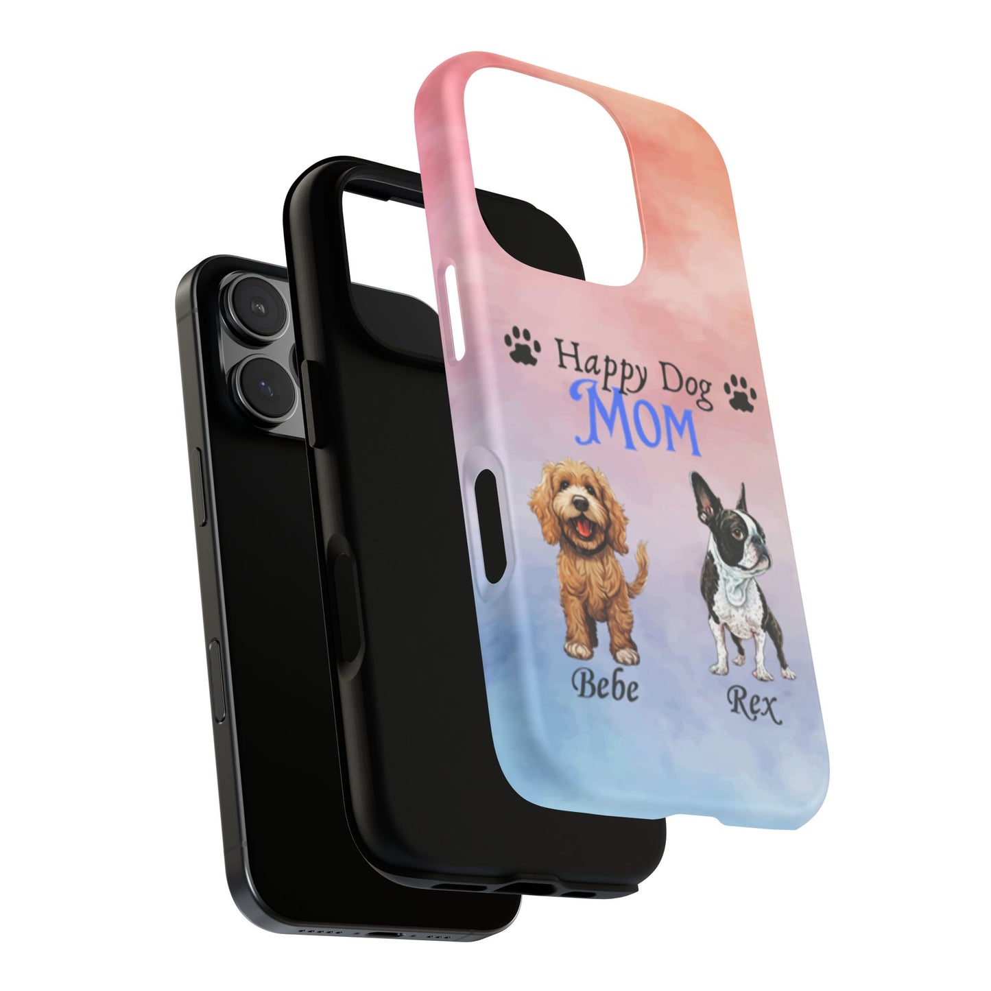 Dog Mom - Personalized - Whimsical Phone Cases - Mother's Day