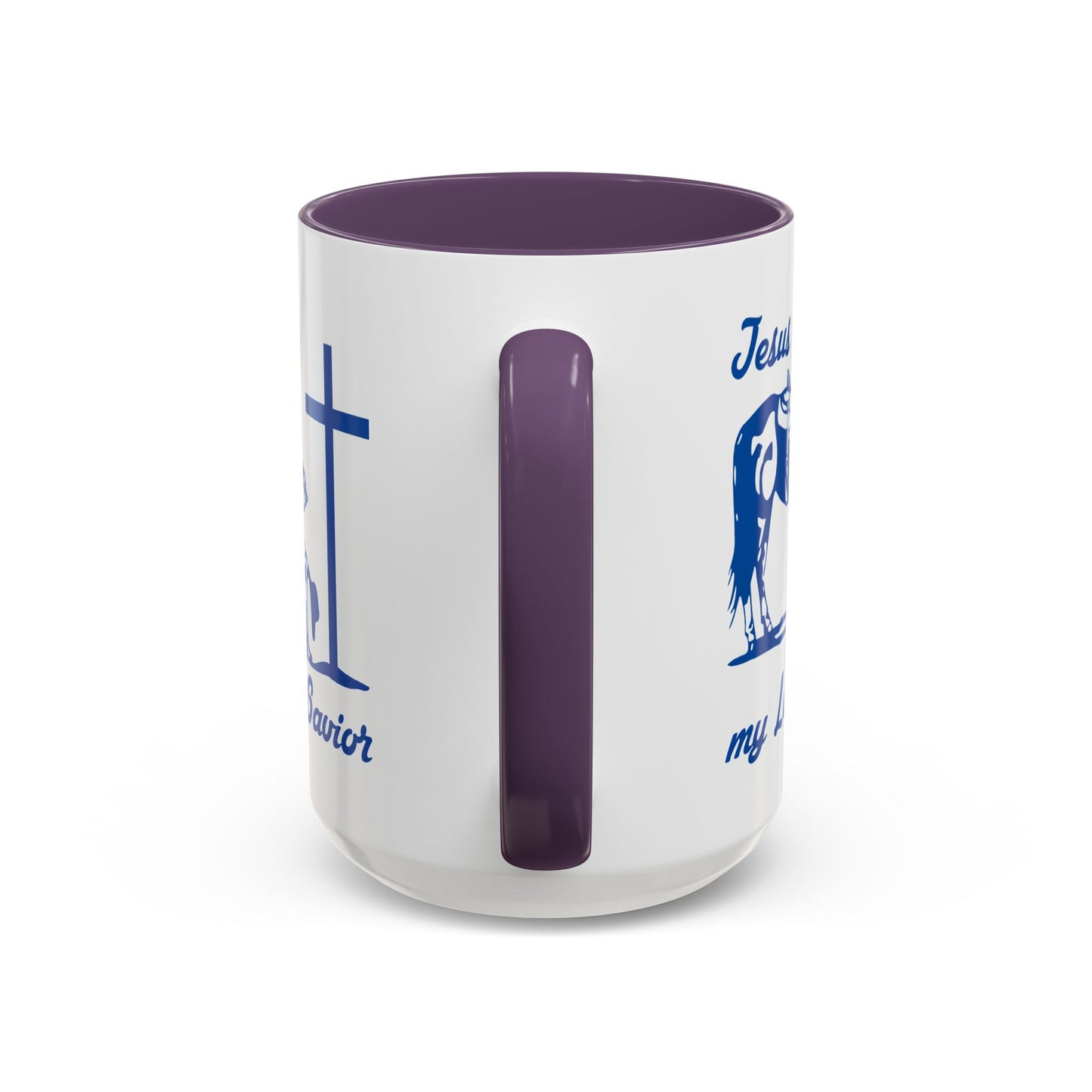 Lord and Savior - Accent Coffee Mug (11, 15oz) - Easter - Mother's Day - Father's Day