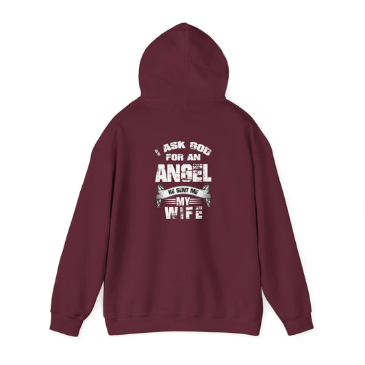 I asked God - Unisex Heavy Blend™ Hooded Sweatshirt